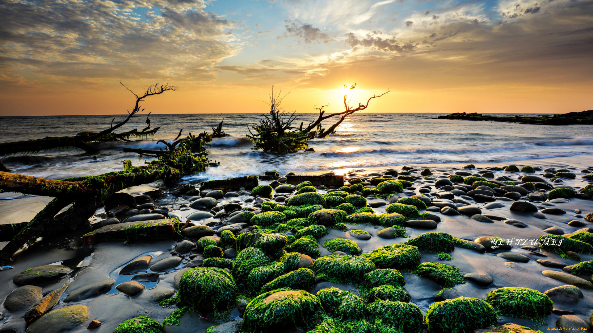 природа, восходы, закаты, простор