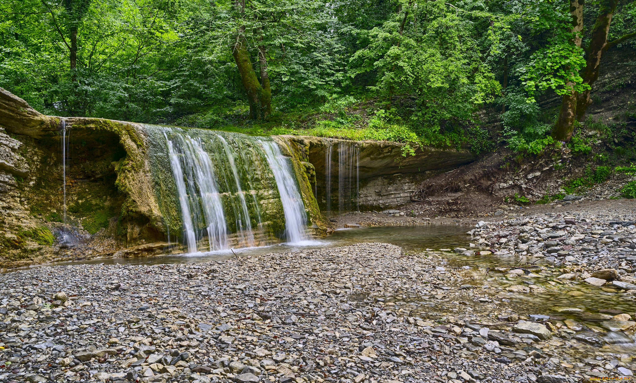 природа, водопады, простор