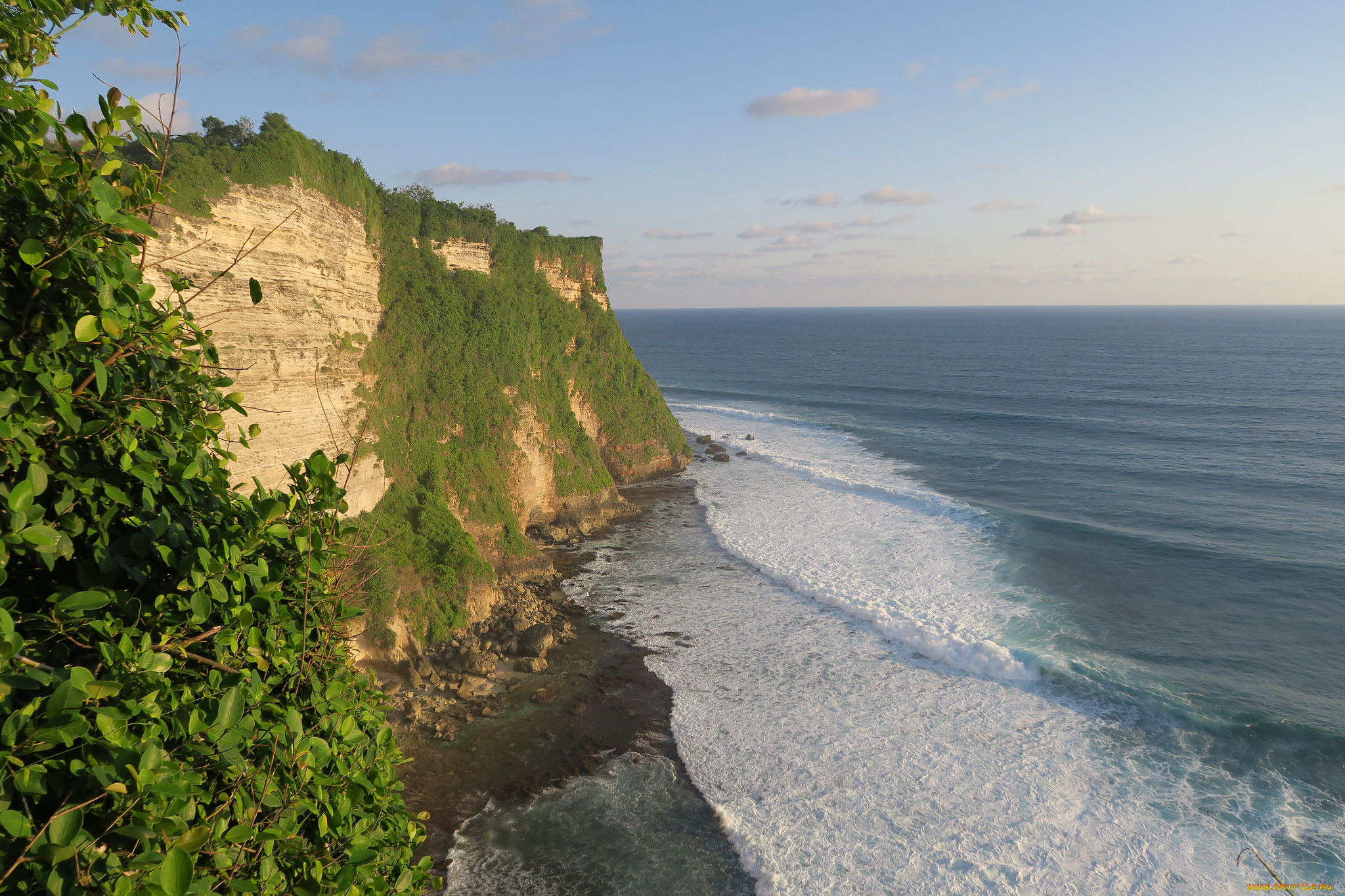 природа, побережье, простор