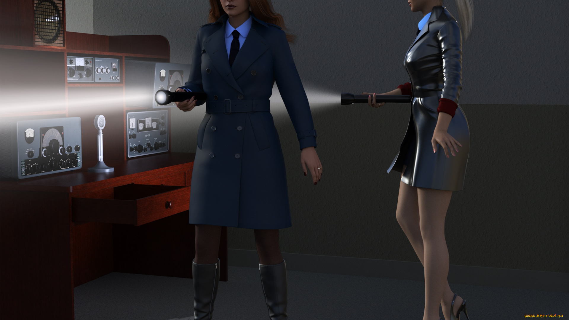 she, wolf, 3д, графика, фантазия, , fantasy, фон, взгляд, девушки