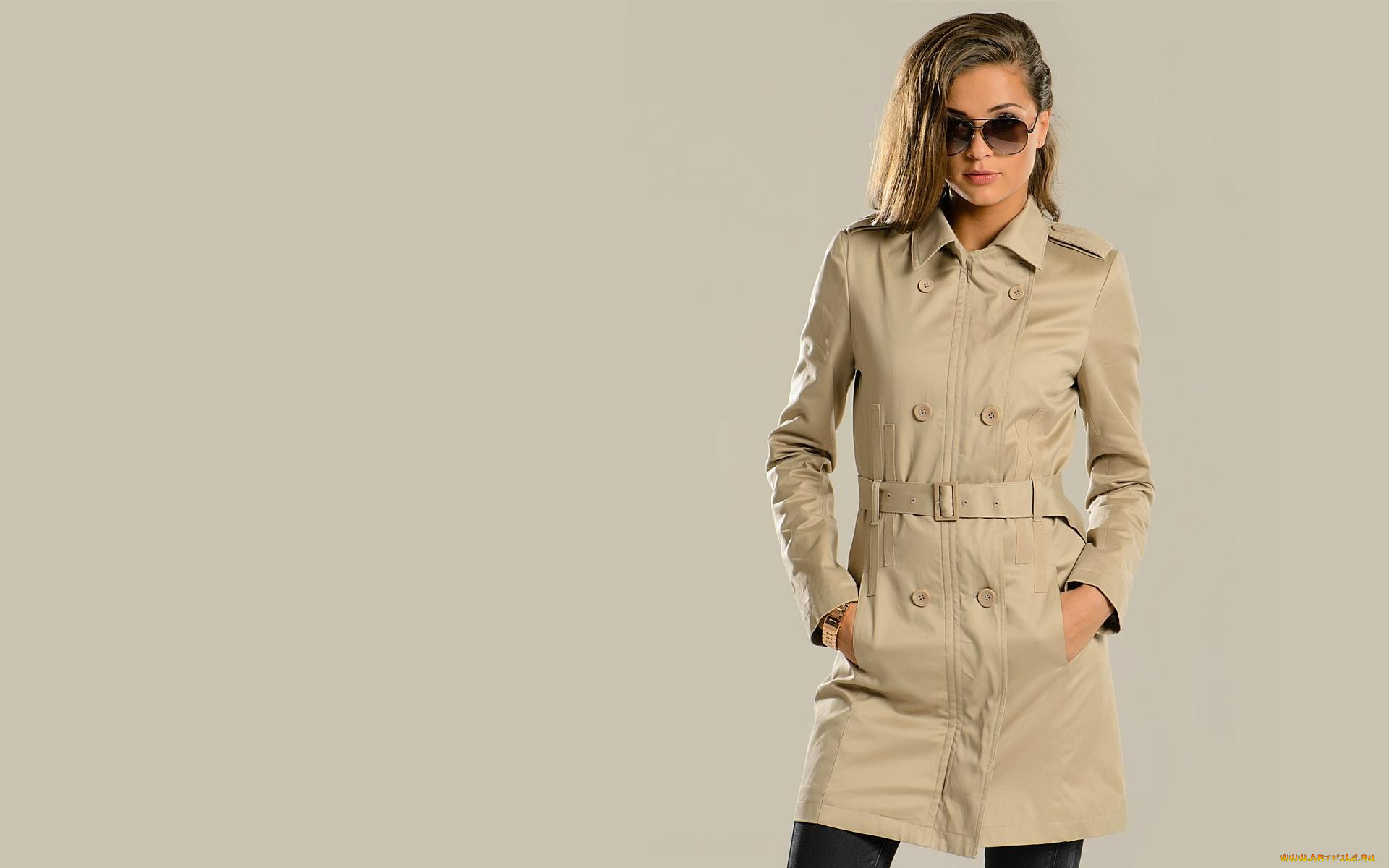 девушки, -unsort, , блондинки, , светловолосые, блондинка, очки, плащ