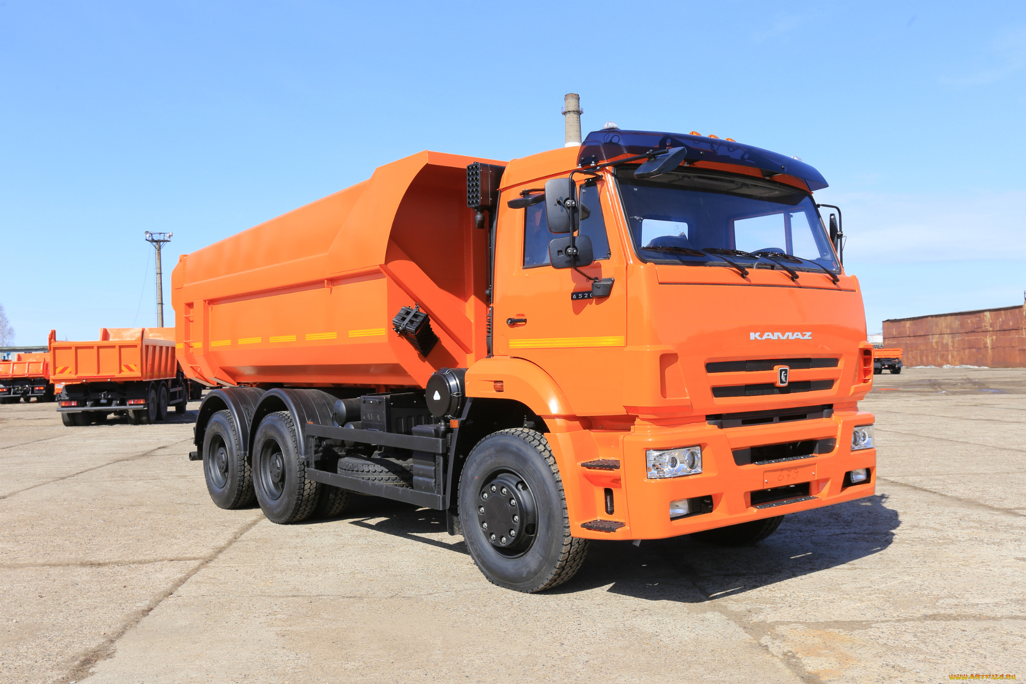 камаз, автомобили, грузовой, автомобиль, самосвал