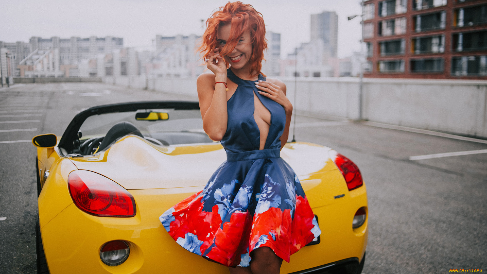 автомобили, -авто, с, девушками, pontiac, solstice