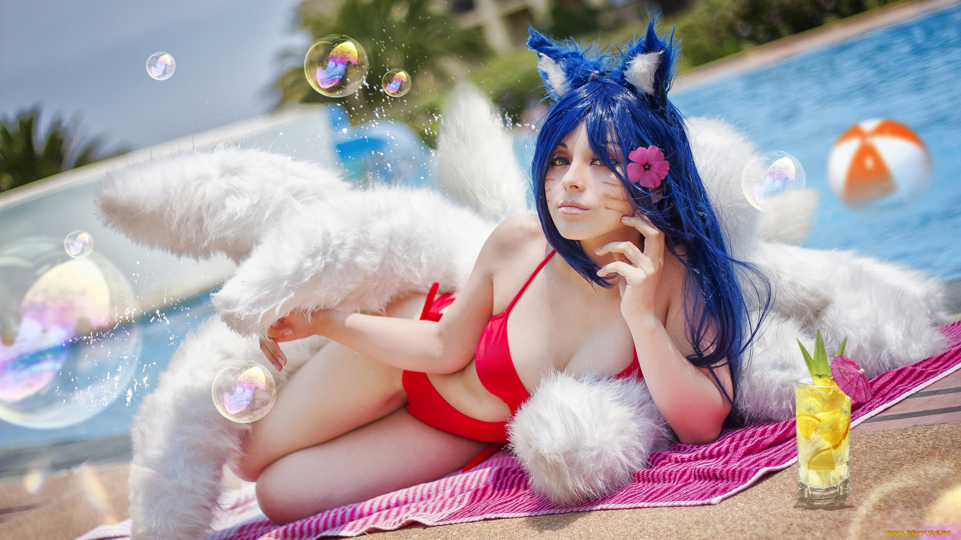 девушки, -, креатив, , косплей, косплей, cosplay, dark, yordle