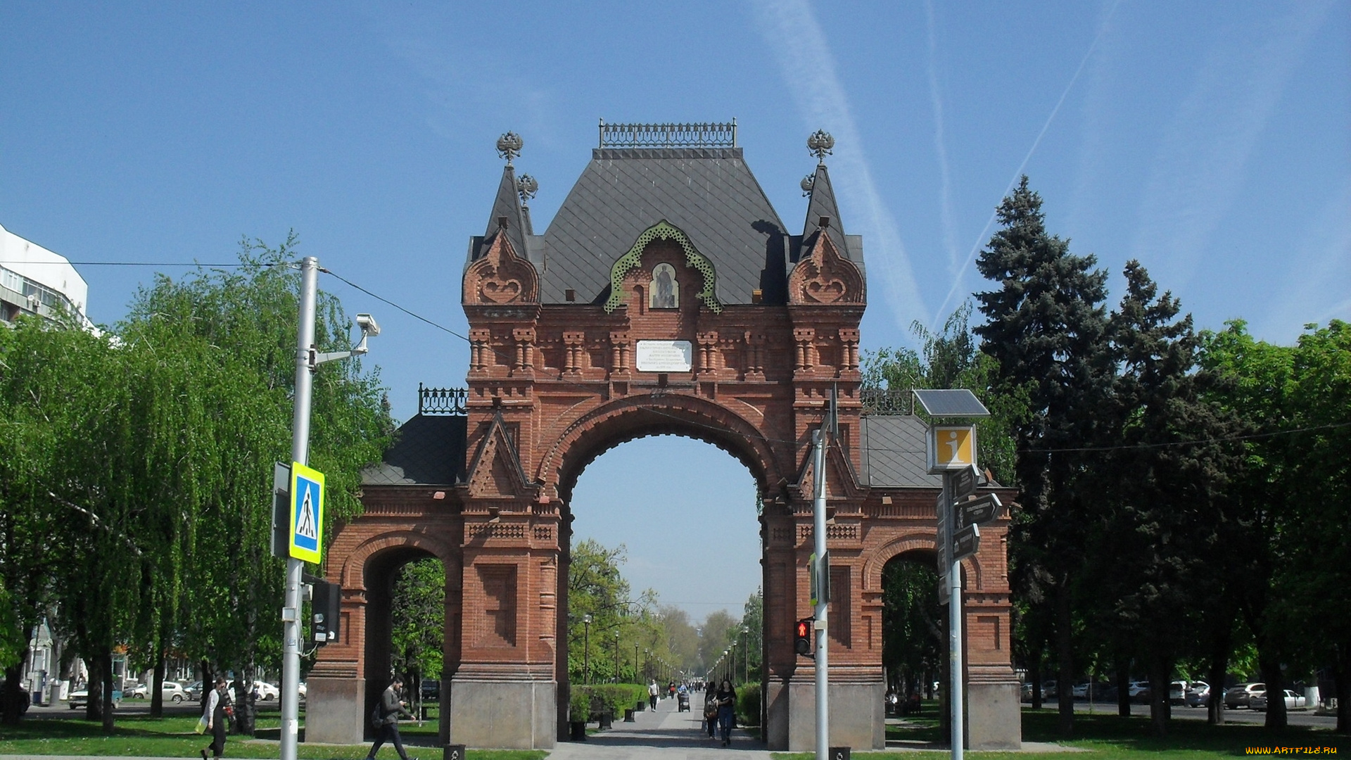 краснодар, города, -, памятники, , скульптуры, , арт-объекты, город, россия, арка, триумфальная