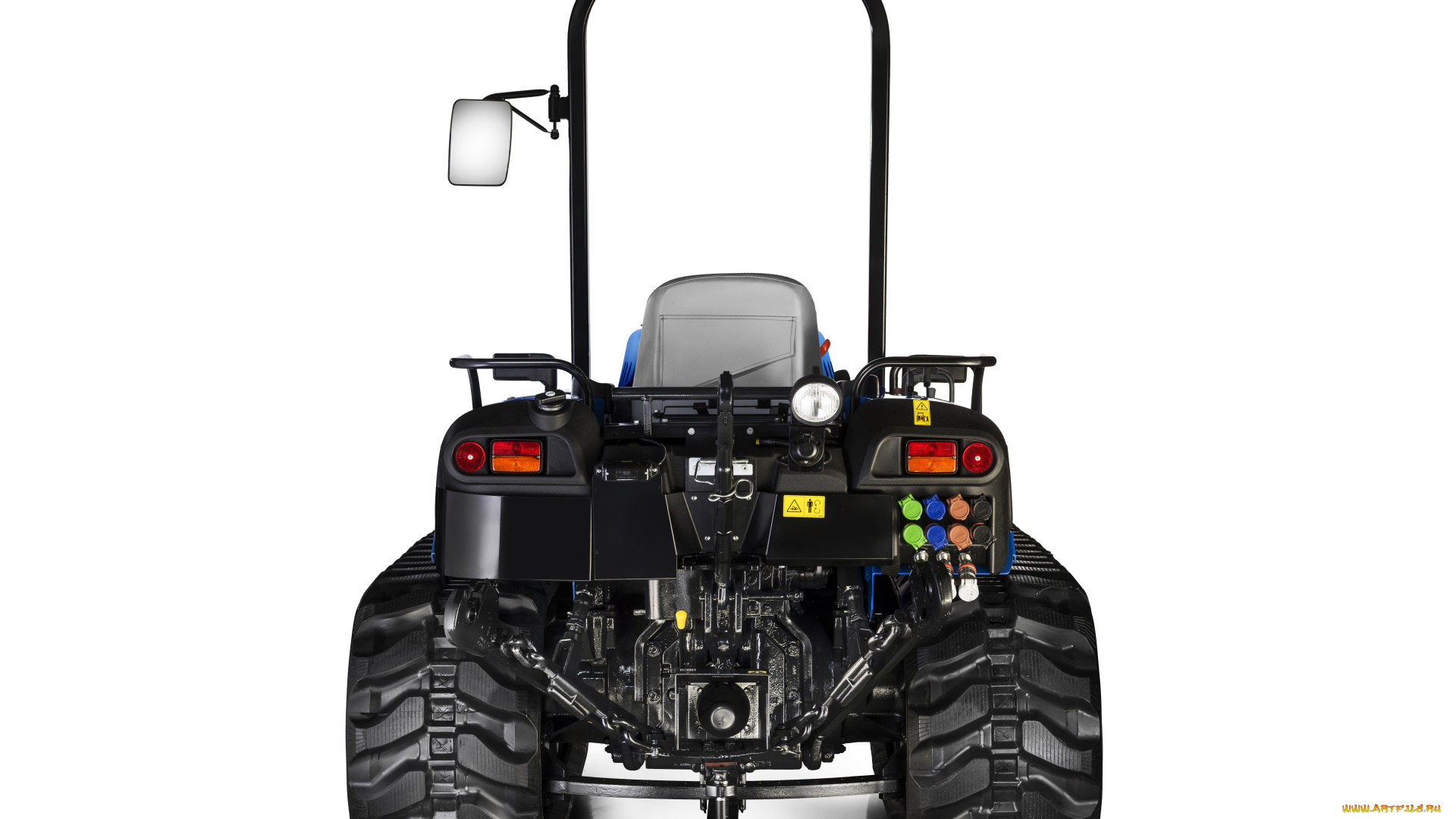 техника, тракторы, на, гусенецах, new, holland, tractor