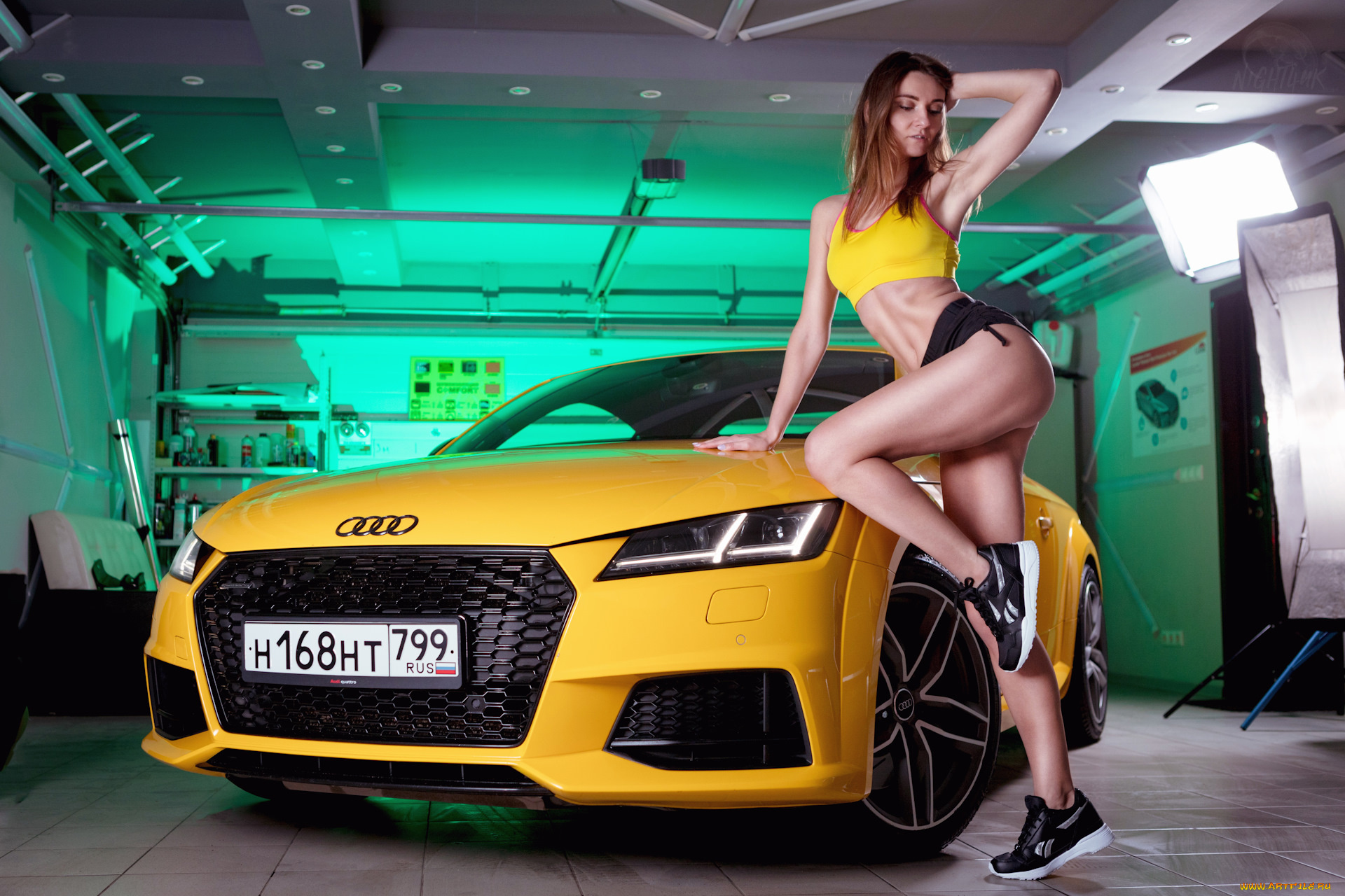 автомобили, -авто, с, девушками, audi, tt, света