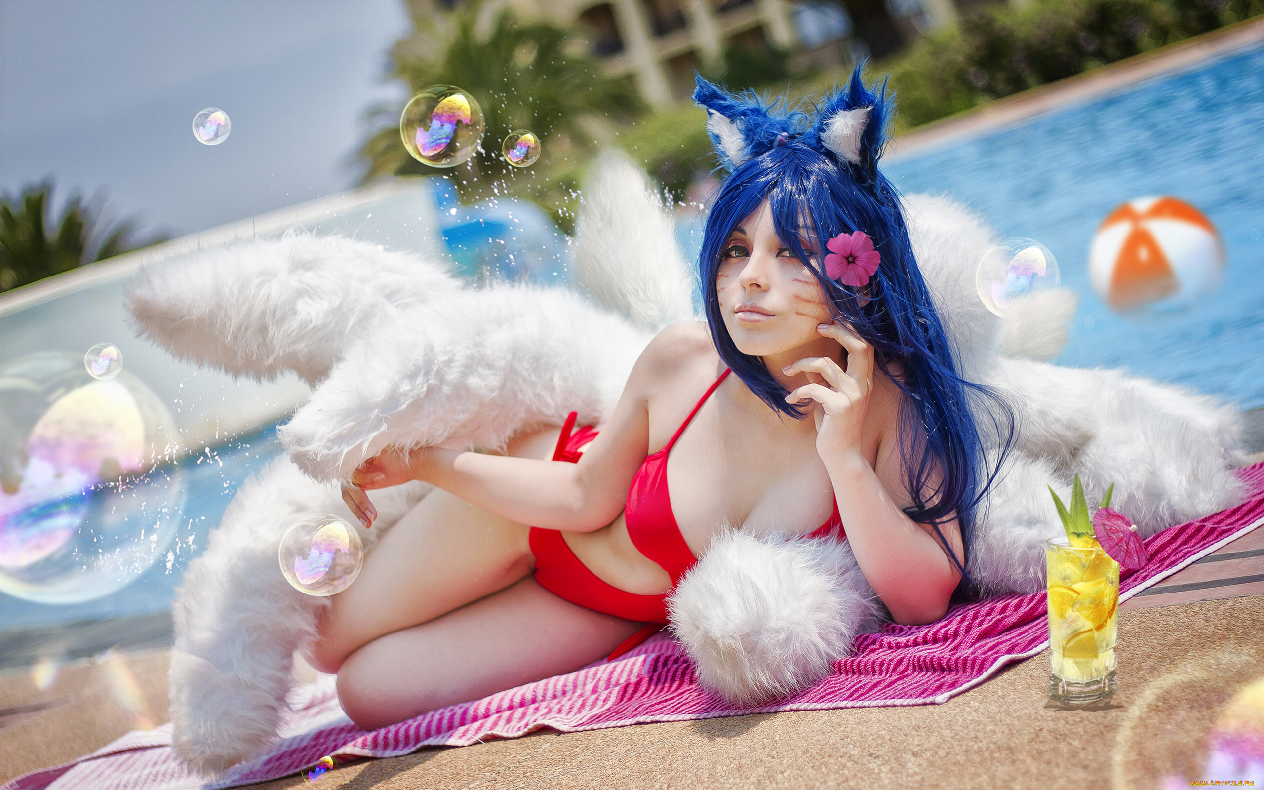 девушки, -, креатив, , косплей, косплей, cosplay, dark, yordle