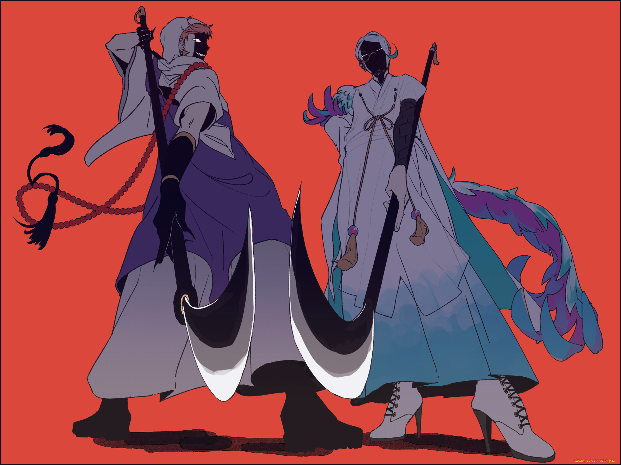 аниме, touken, ranbu, танец, мечей