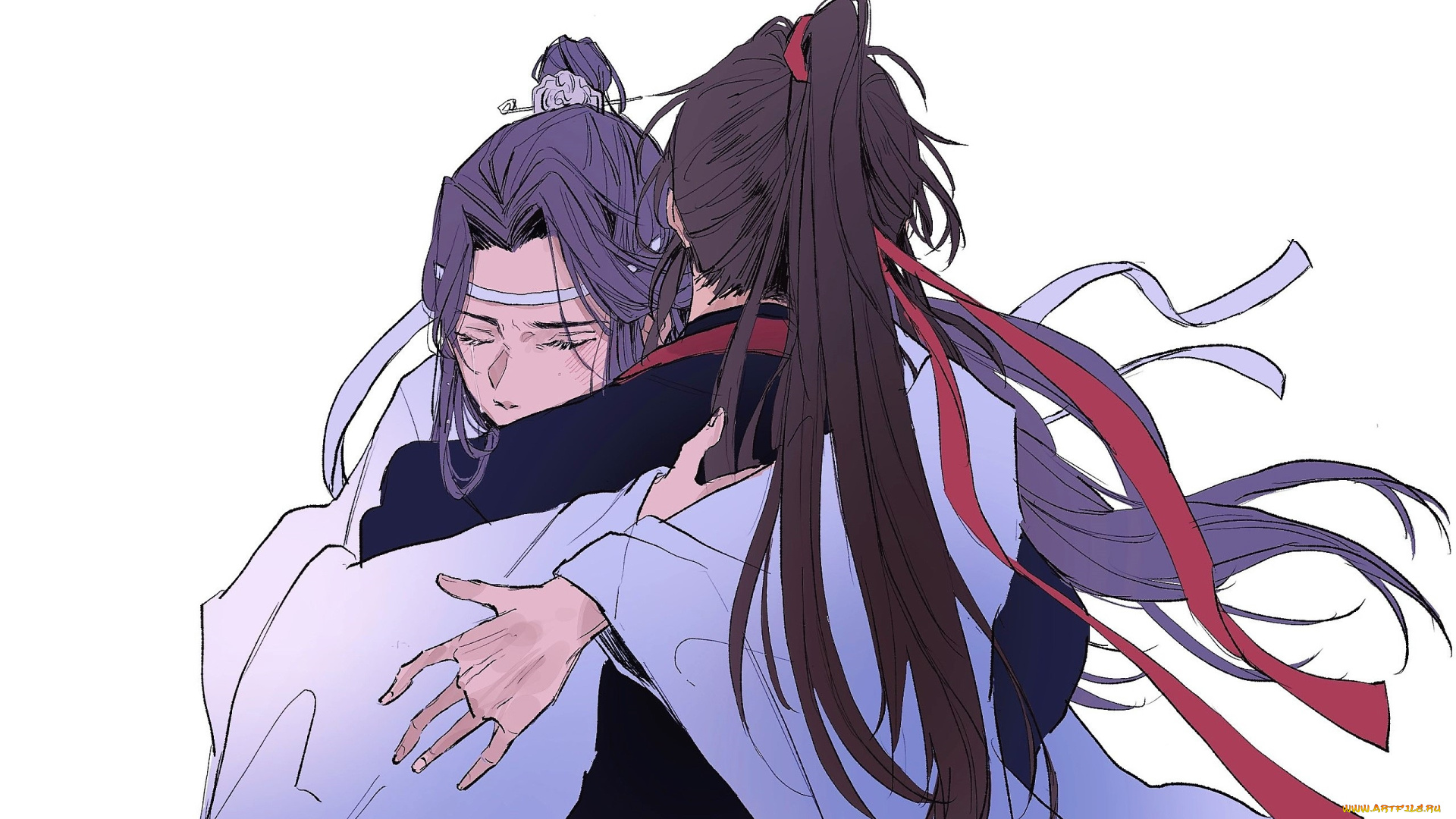 аниме, mo, dao, zu, shi, вэй, усянь, лань, ванцзи