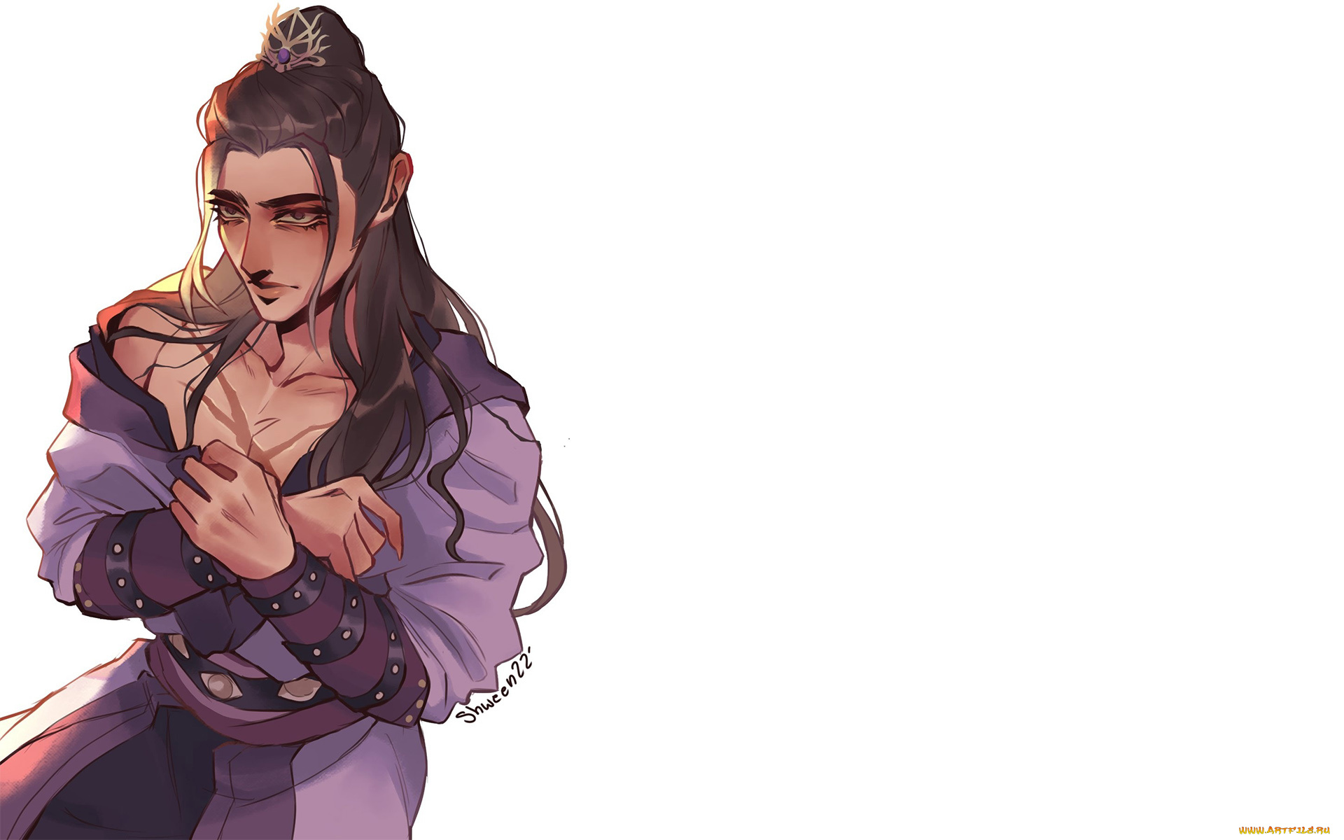 аниме, mo, dao, zu, shi, цзян, чэн, шрамы