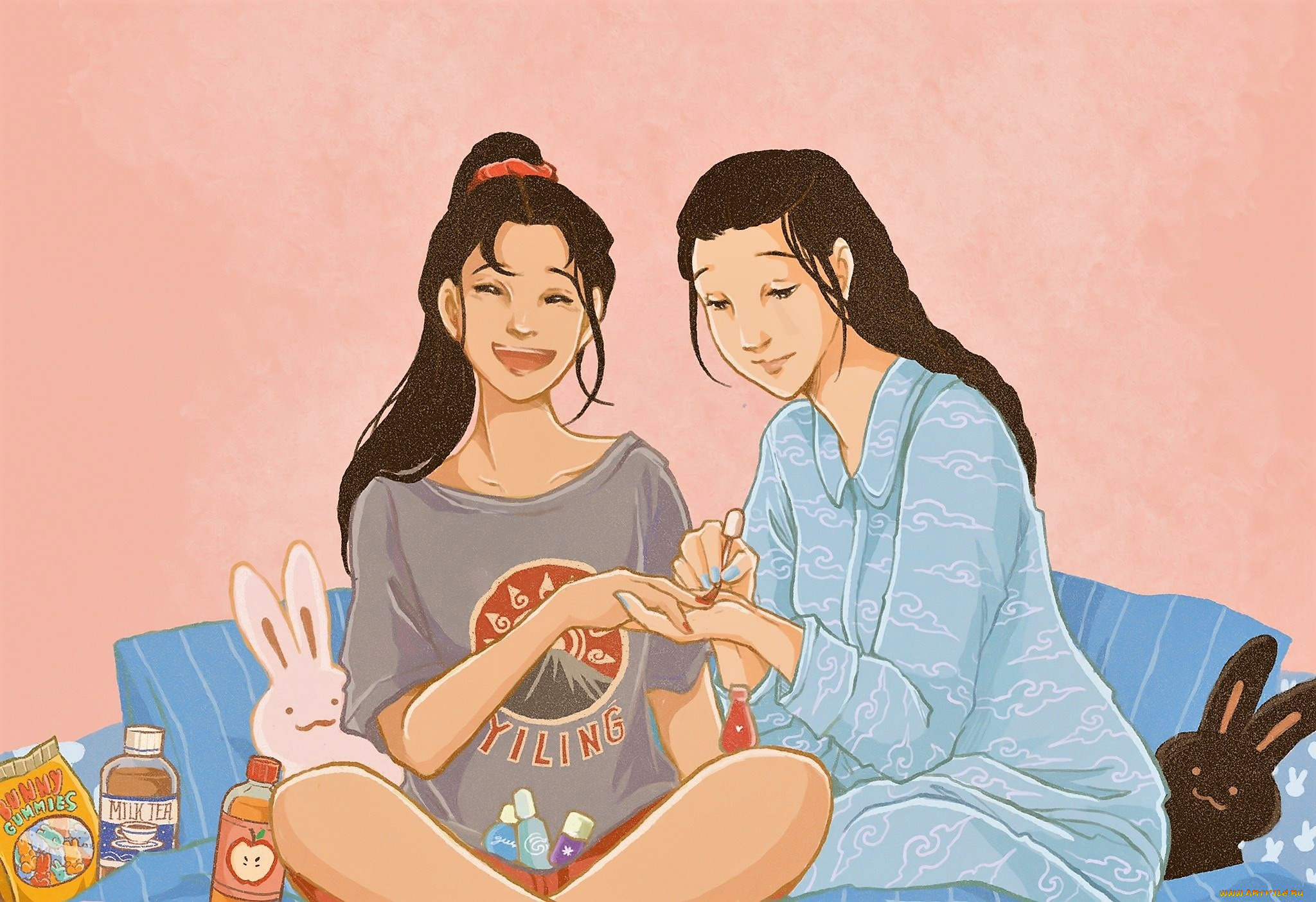 аниме, mo, dao, zu, shi, лань, ванцзи, вэй, усянь, кролики, лак