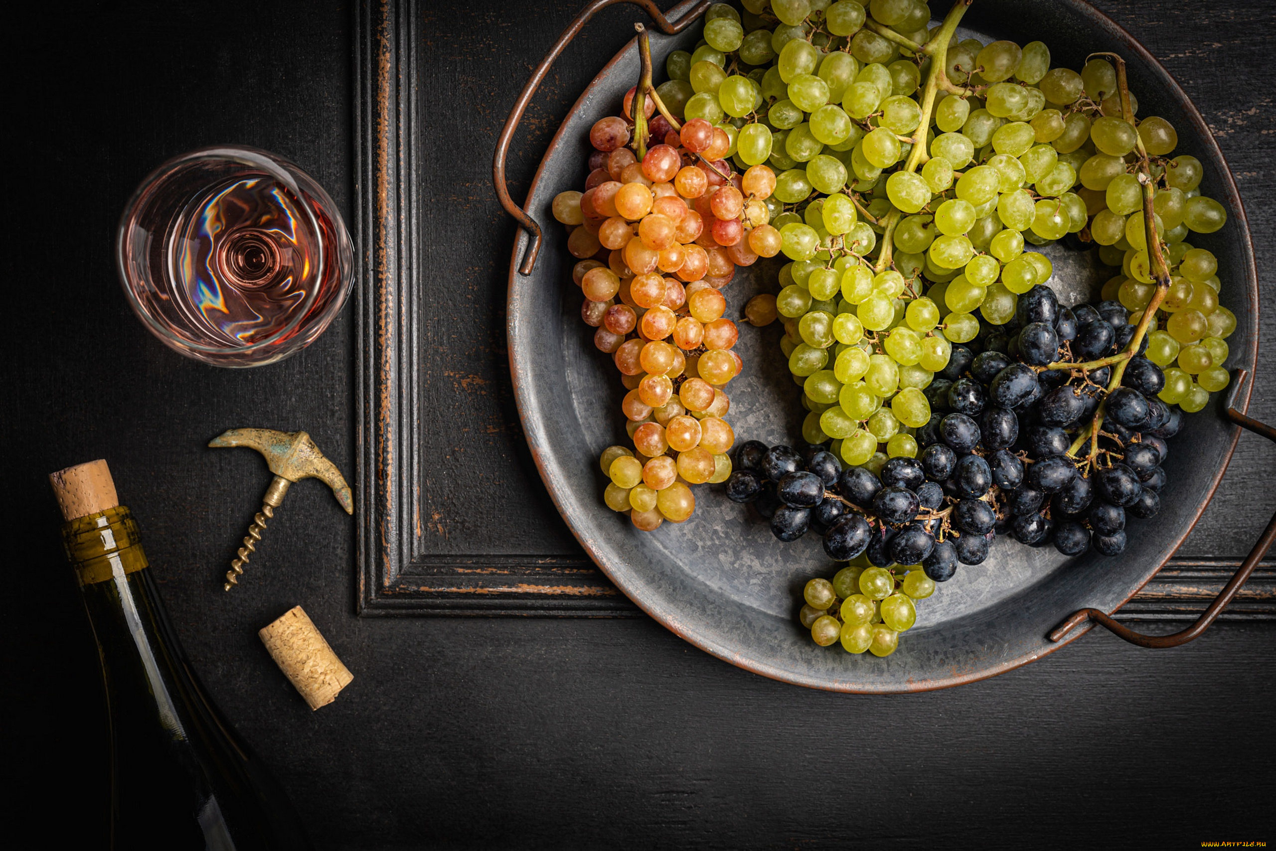 еда, виноград, ягоды