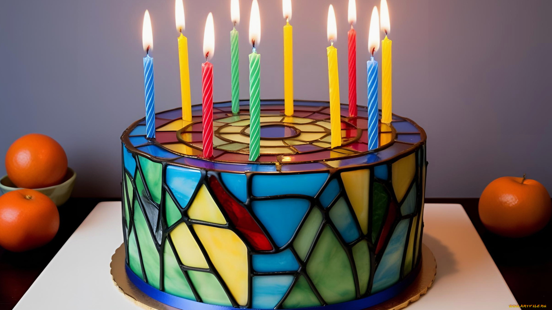 3д, графика, праздники, , holidays, birthday, cake