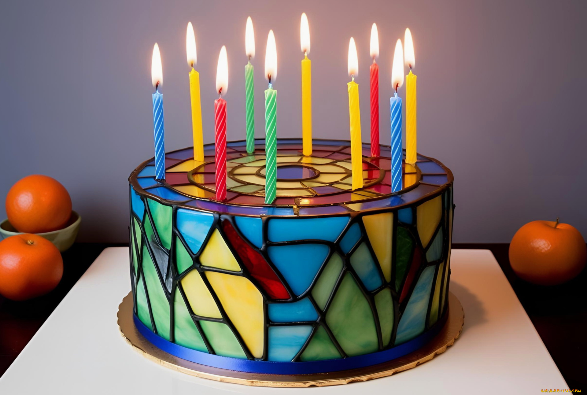 3д, графика, праздники, , holidays, birthday, cake