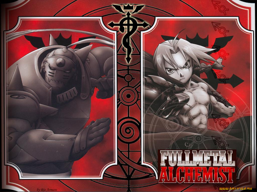 аниме, fullmetal, alchemist