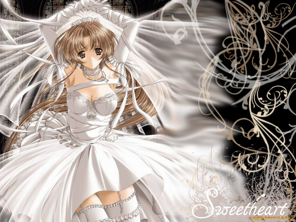 sweet, heart, аниме, *unknown, другое