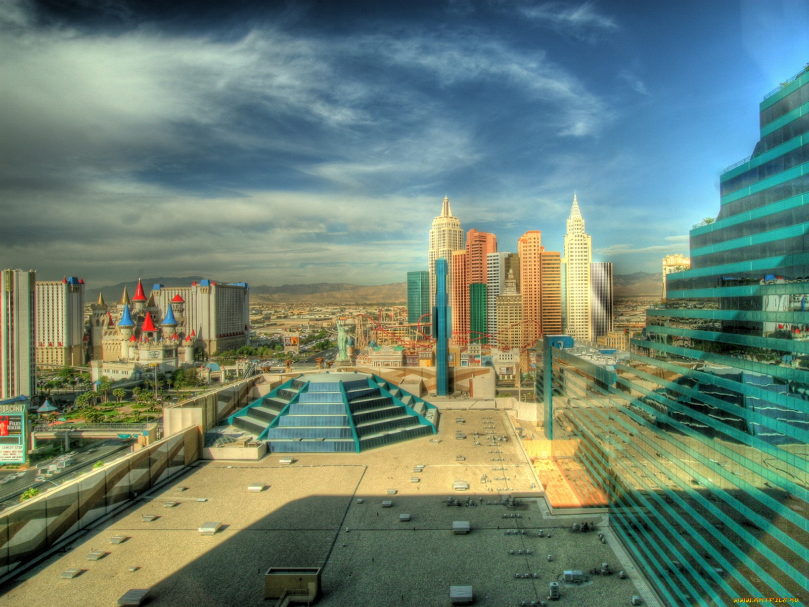 las, vegas, города, лас, вегас, сша