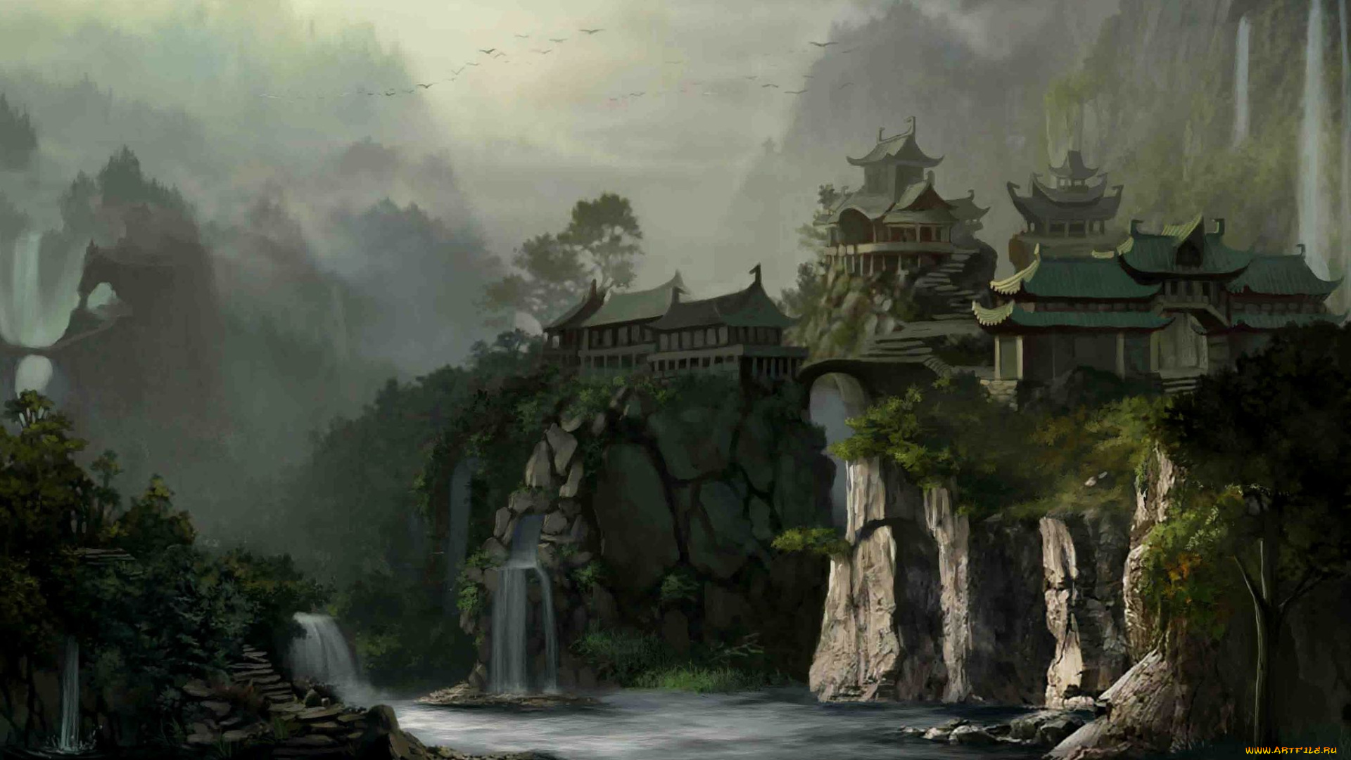 фэнтези, пейзажи