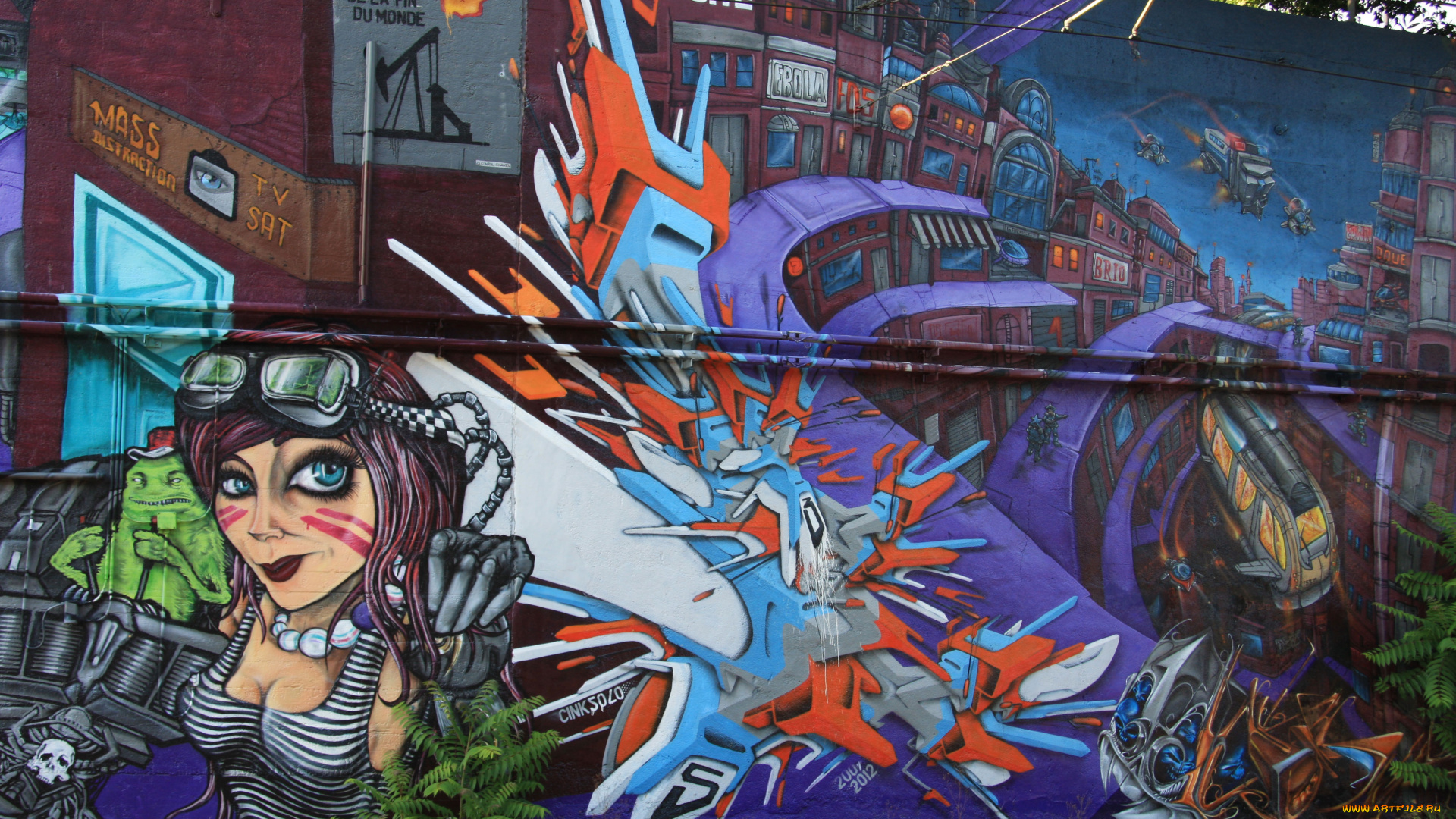 разное, граффити