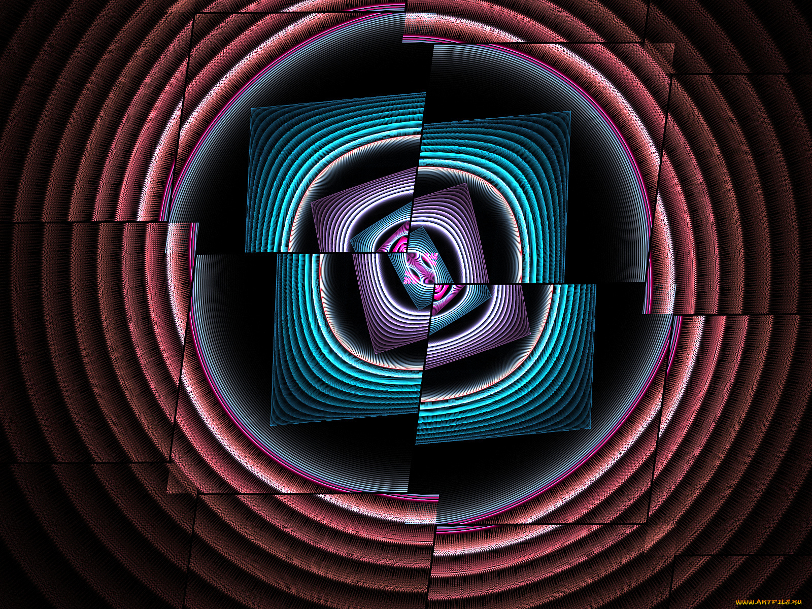 3д, графика, fractal, фракталы, узор, цвета, фон