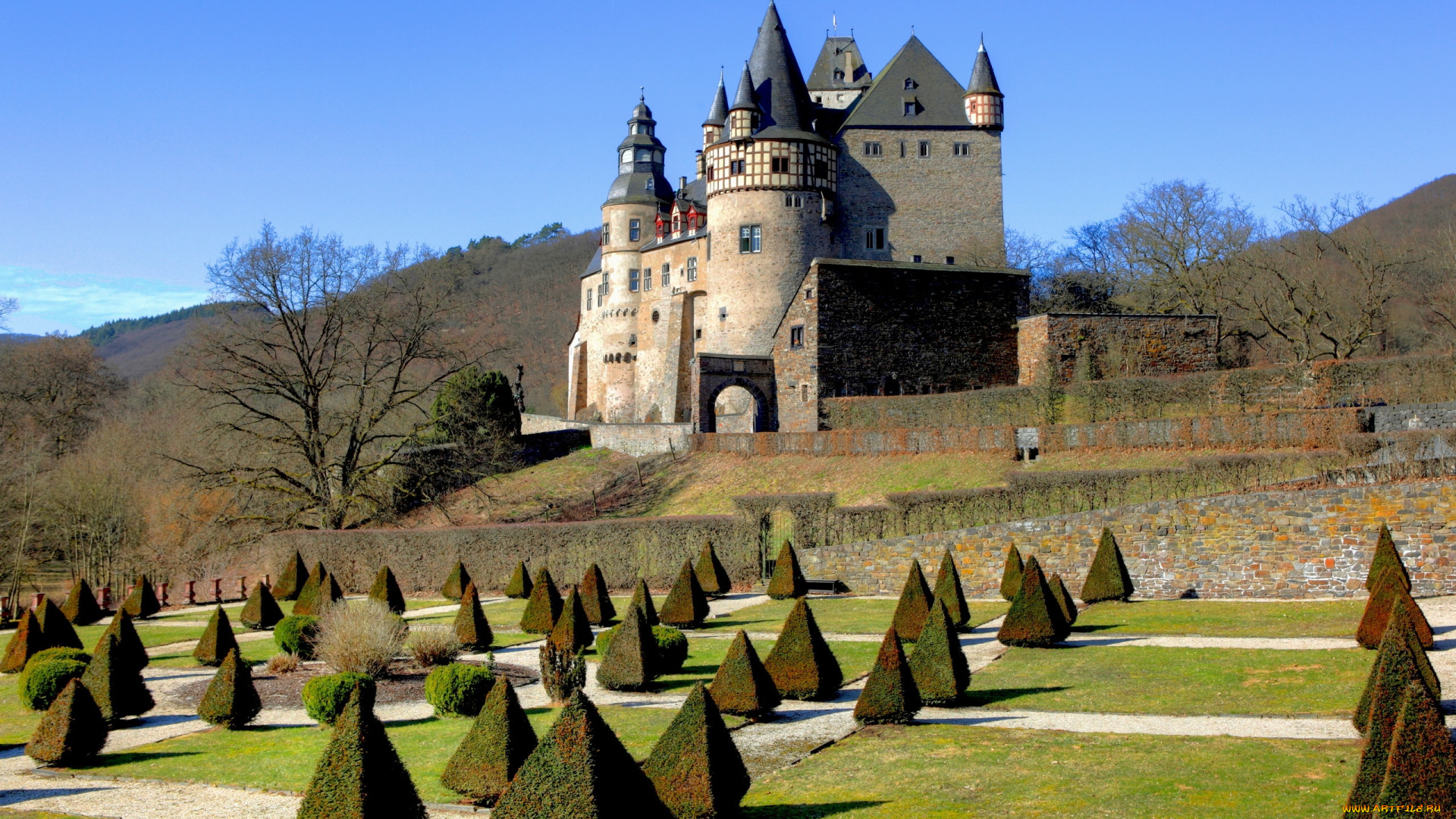 города, дворцы, замки, крепости, замок, парк, красота