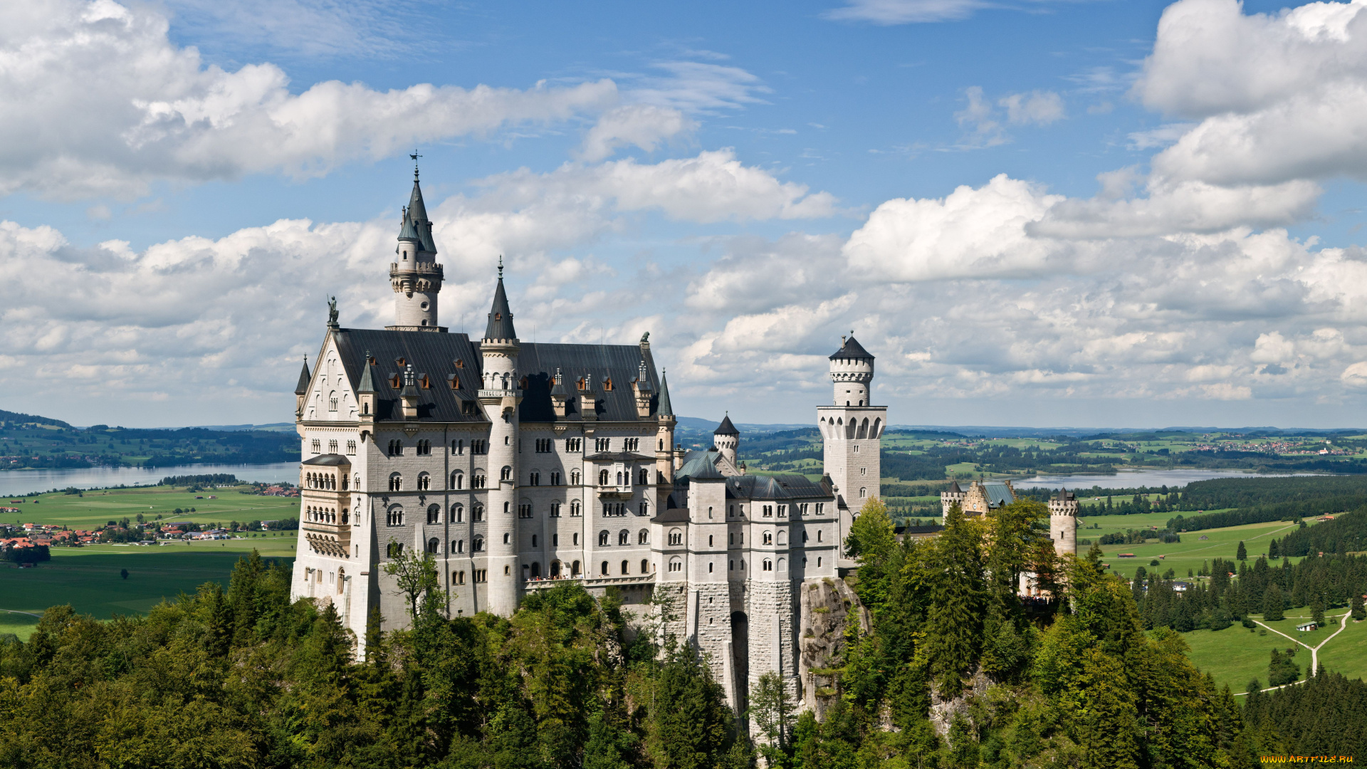 neuschwanstein, castle, germany, города, замок, нойшванштайн, германия