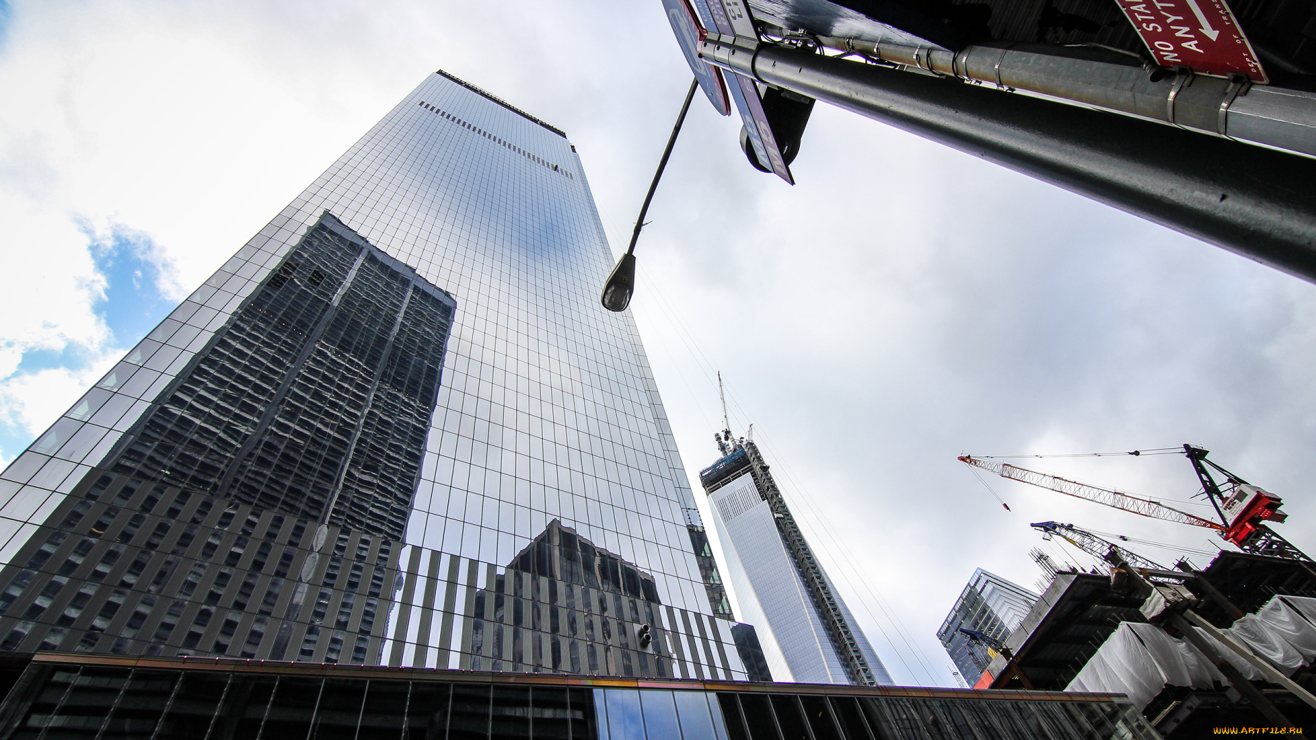 города, нью, йорк, сша, new, york