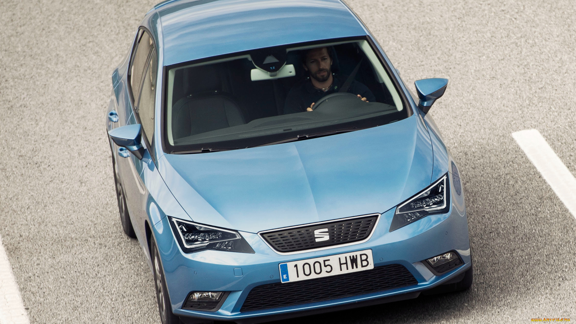 автомобили, seat, leon, ecomotive, 2013г, голубой