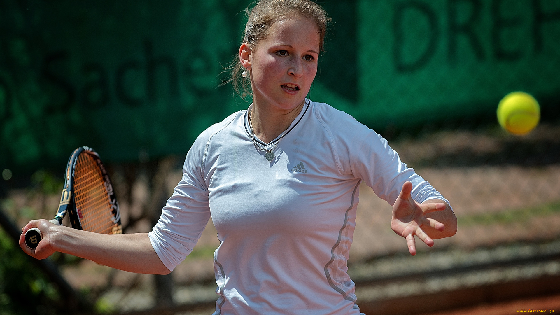 kastner, steffi, спорт, теннис, девушка, ракетка, корт