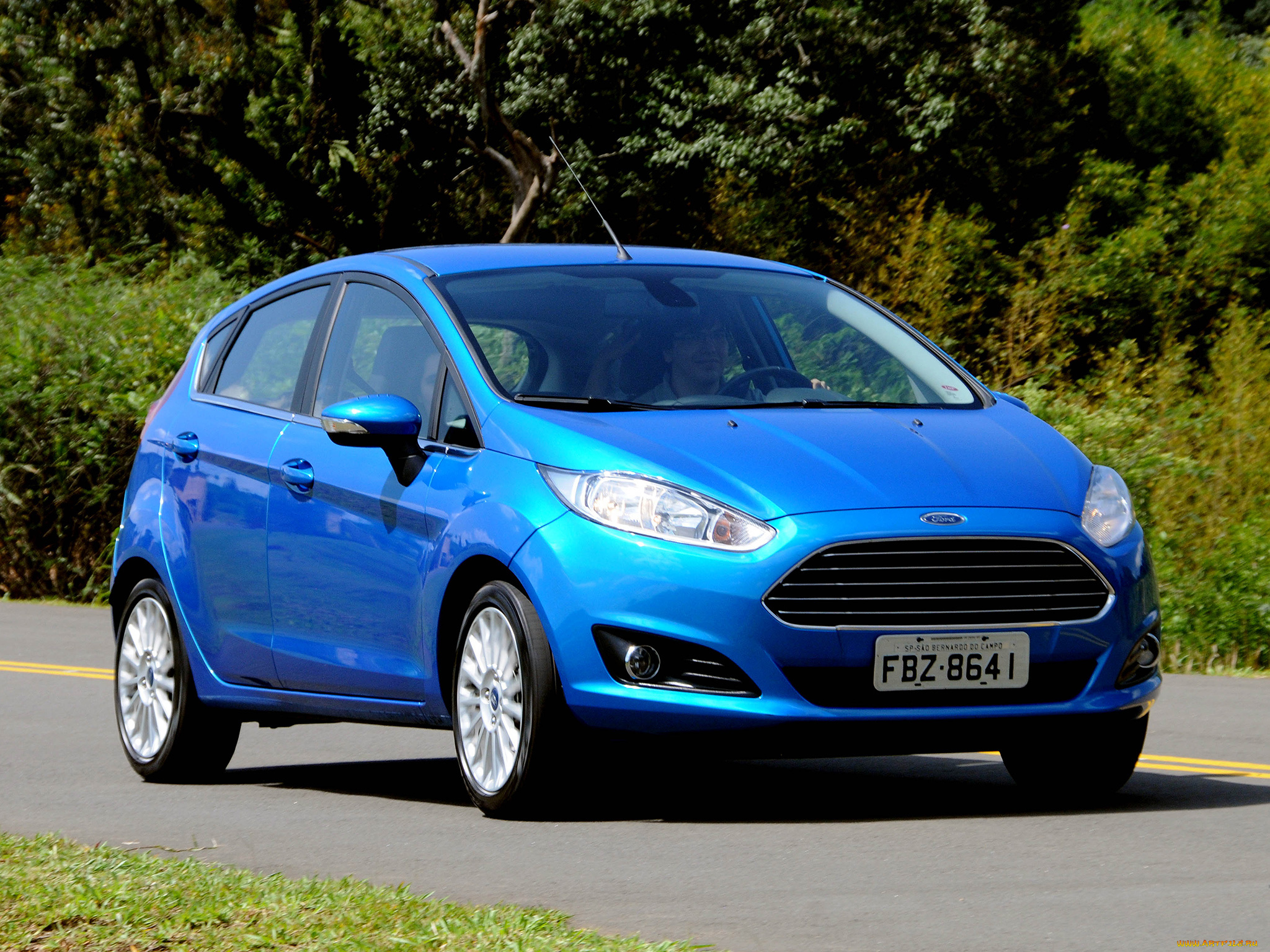 автомобили, ford, fiesta, br-spec, 2013г, синий