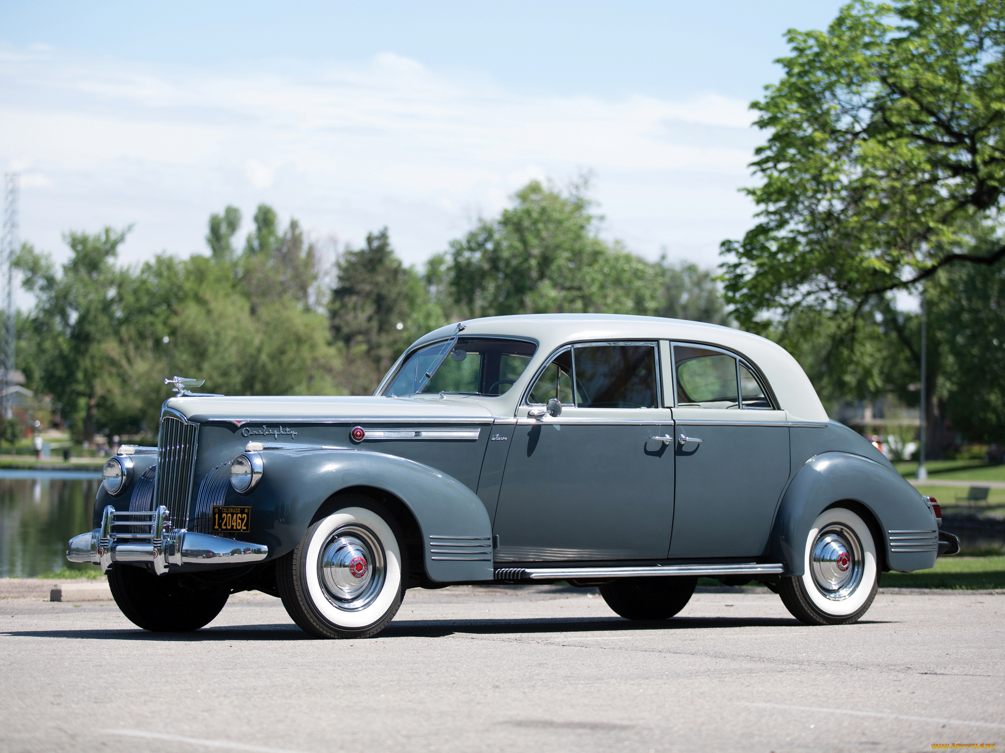 автомобили, packard, 1941г, 180, custom, super, eight, sport, brougham, lebaron