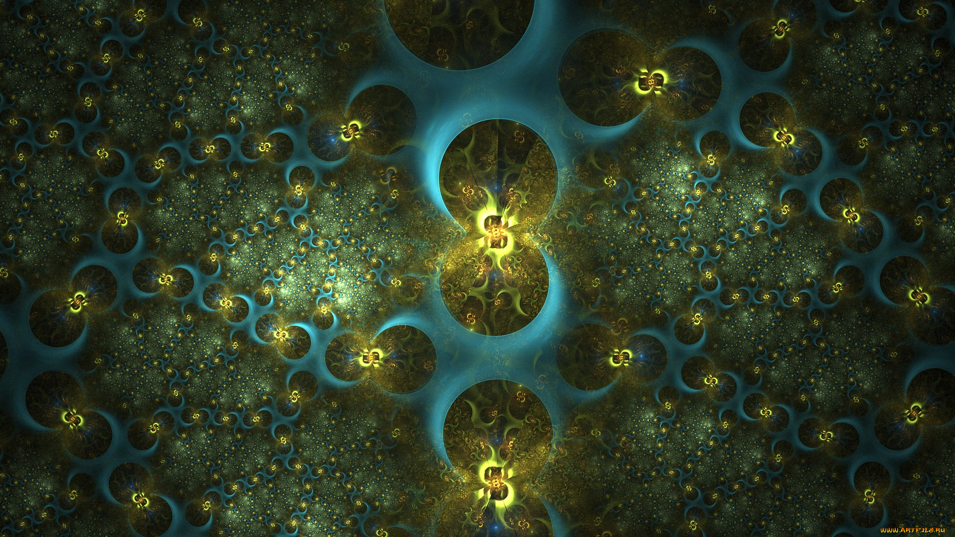 3д, графика, фракталы, , fractal, узор, цвета, фон