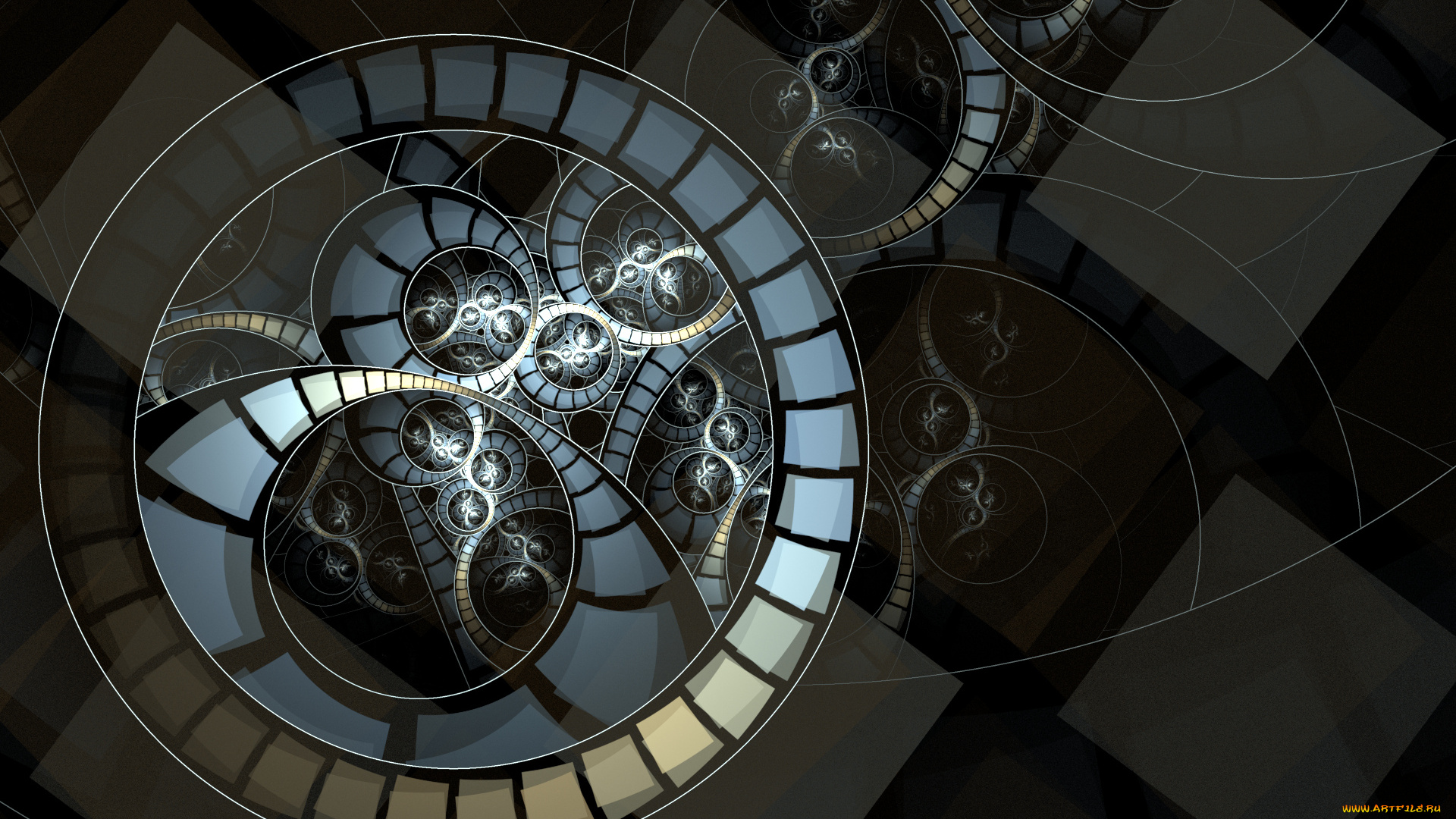 3д, графика, фракталы, , fractal, узор, фон, цвета