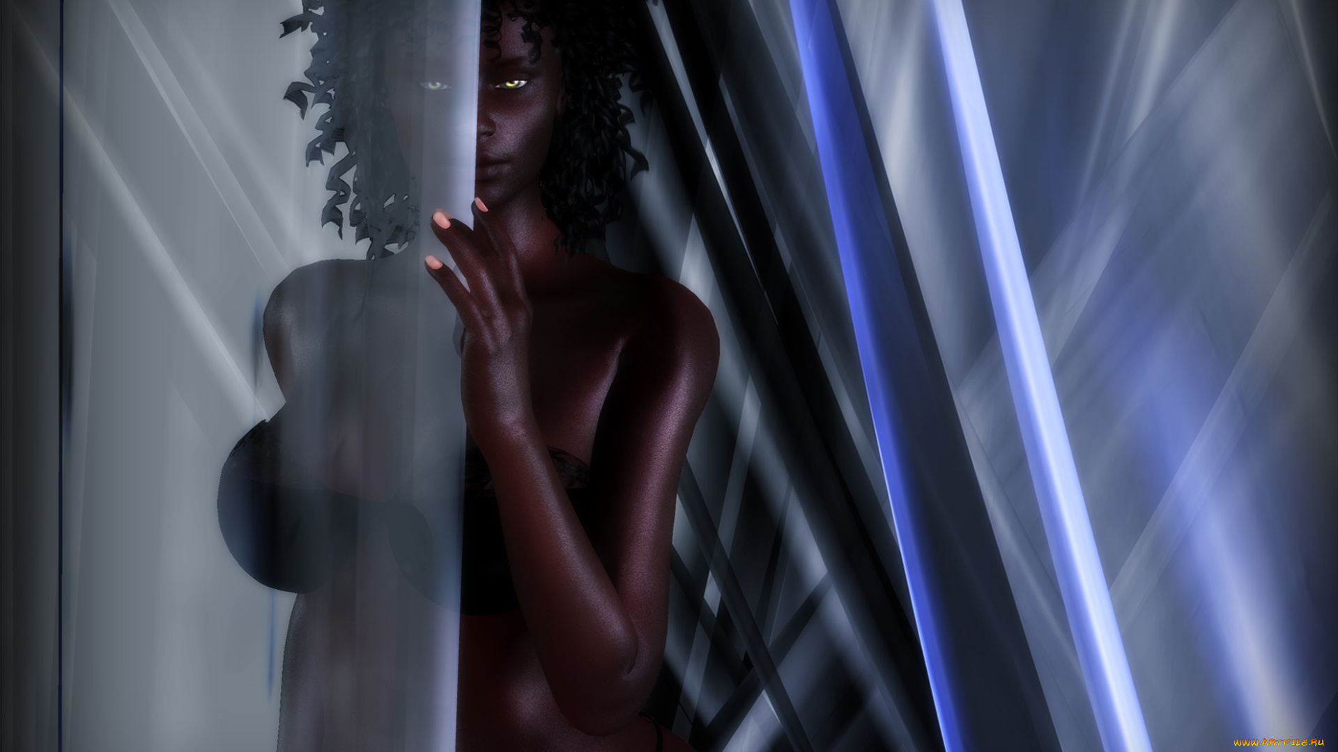 3д, графика, люди, , people, фон, взгляд, девушка