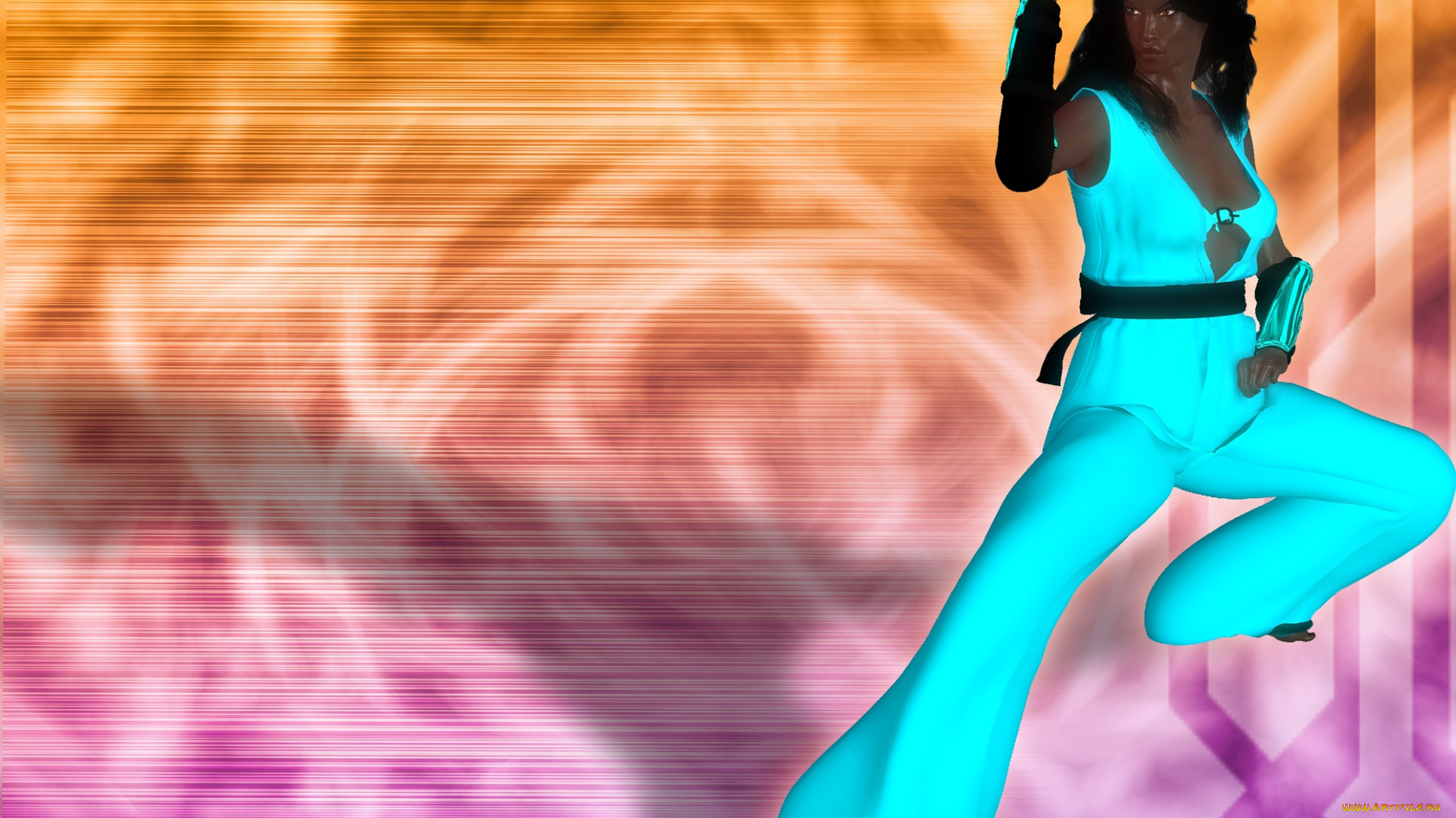 3д, графика, люди, , people, поза, фон, взгляд, девушка