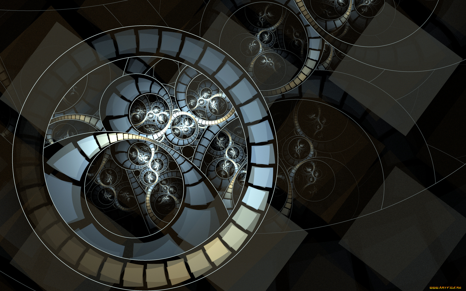 3д, графика, фракталы, , fractal, узор, фон, цвета