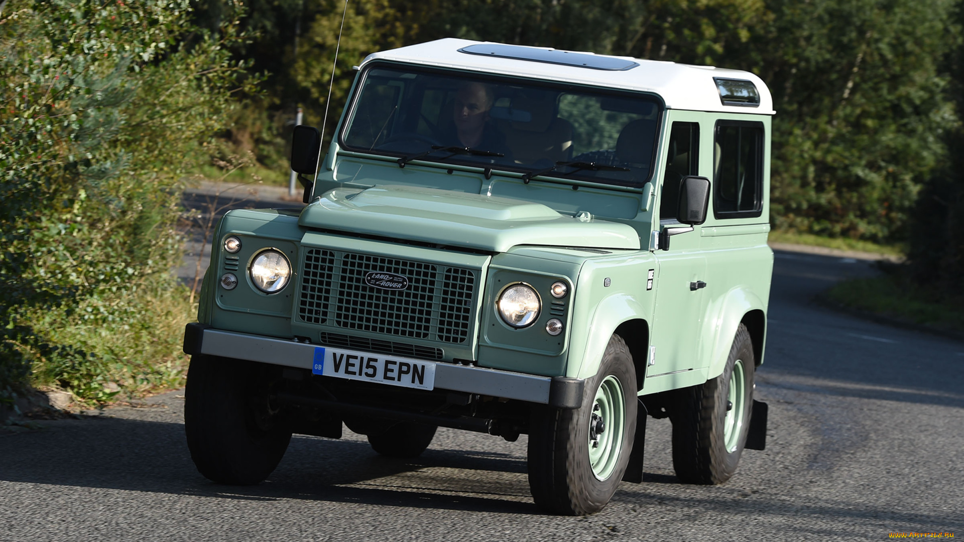 автомобили, land-rover, defender, 90, land, rover, uk-spec, 2015г, heritage