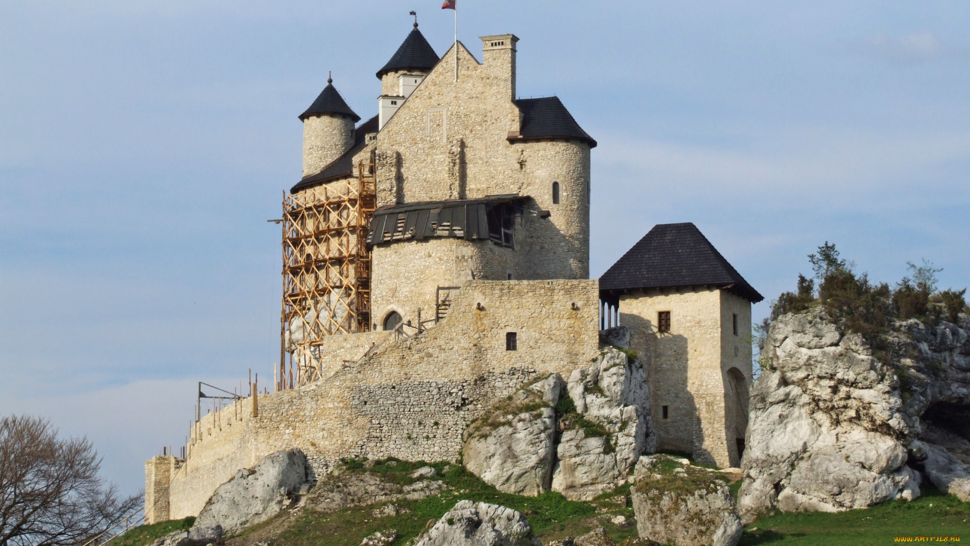 города, -, дворцы, , замки, , крепости, боболице, замок