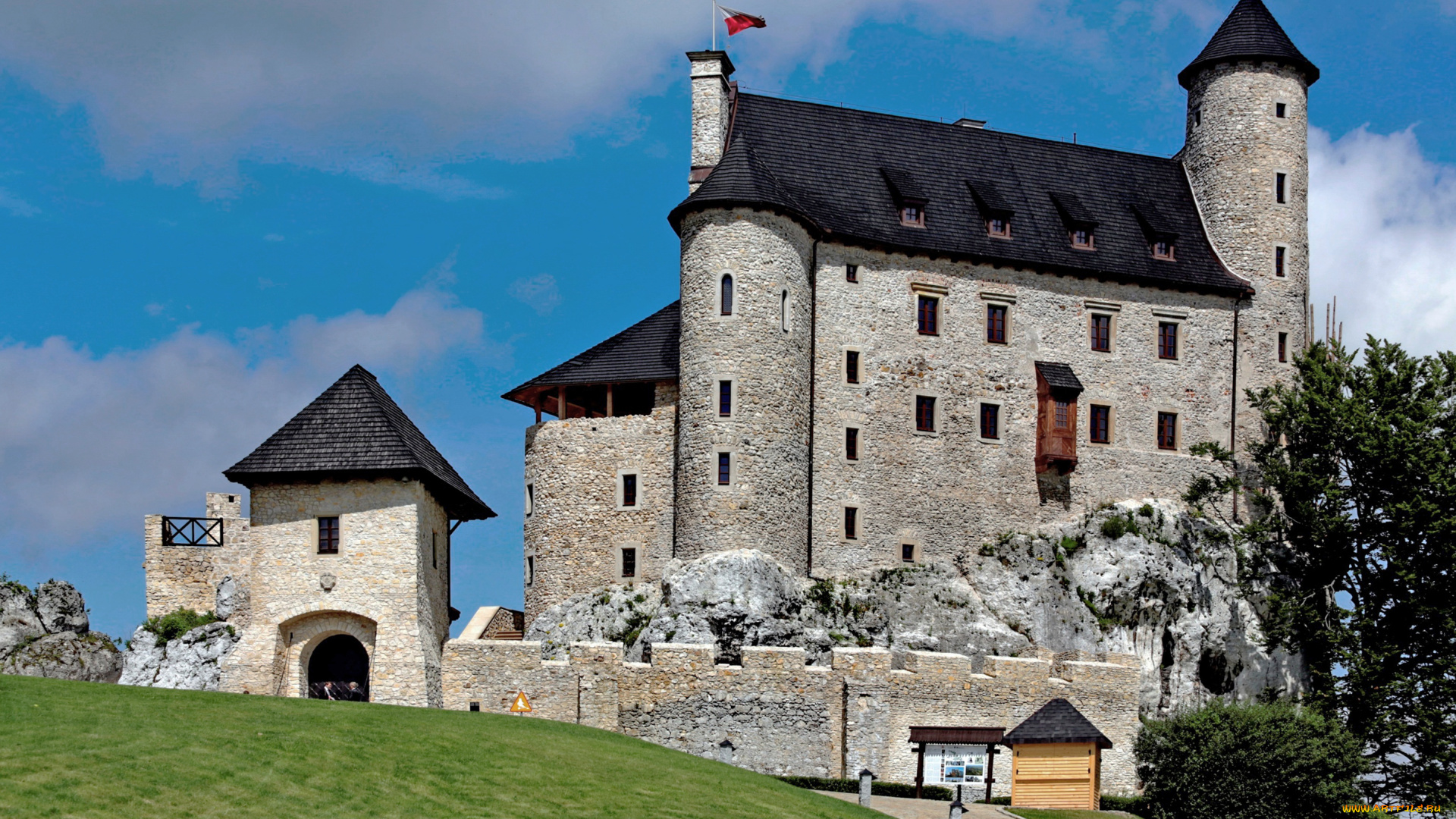 города, -, дворцы, , замки, , крепости, боболице, замок