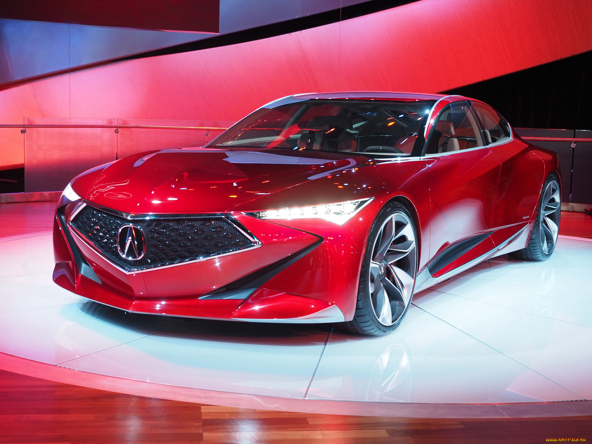 acura, precision, concept, 2016, автомобили, выставки, и, уличные, фото, precision, concept, красная, 2016, автосалон, выставка, acura