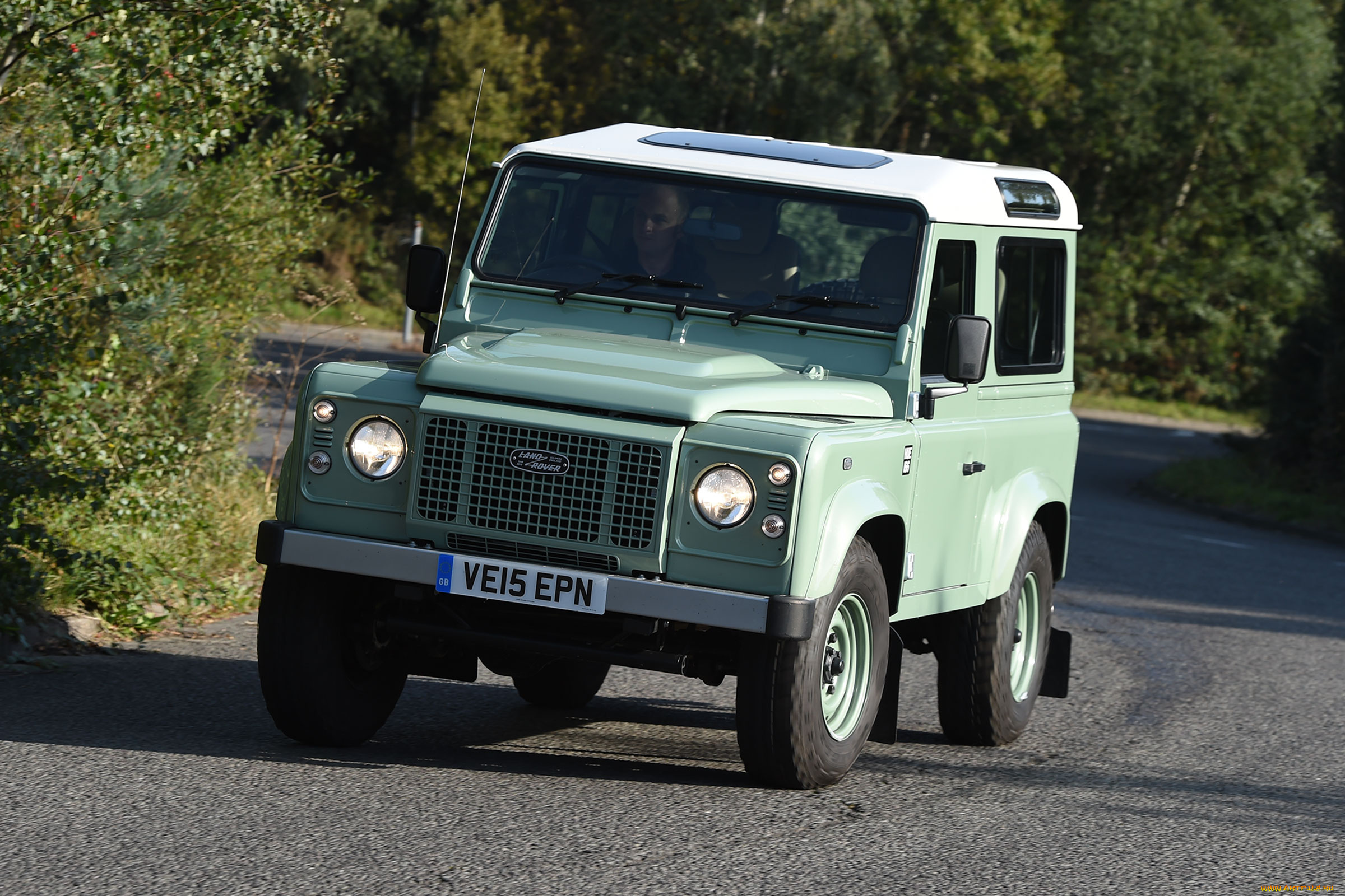 автомобили, land-rover, defender, 90, land, rover, uk-spec, 2015г, heritage