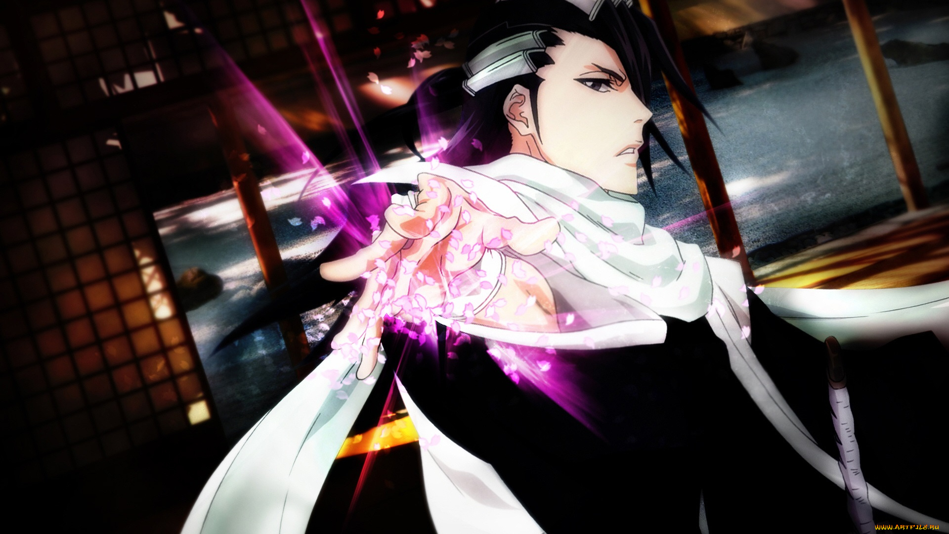 аниме, bleach, бьякуя