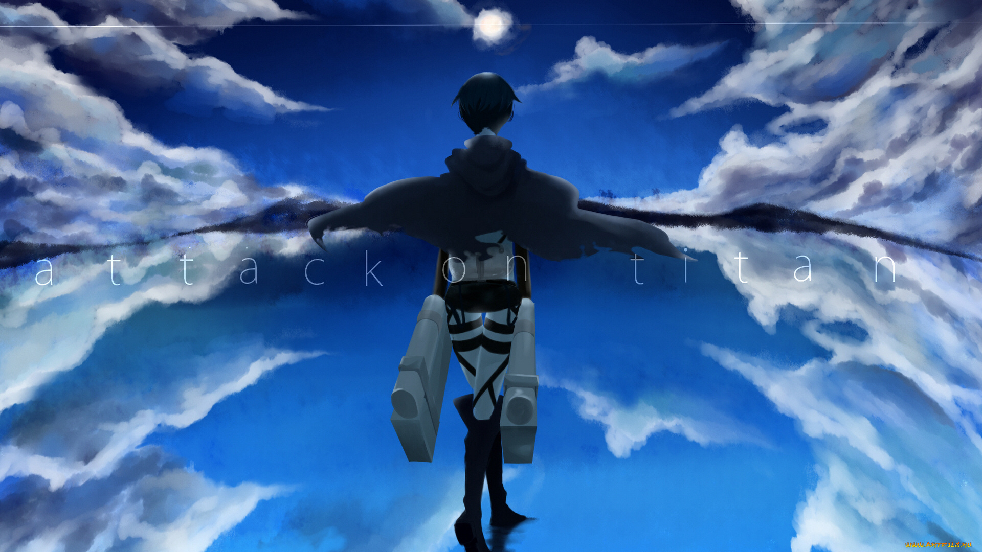 аниме, shingeki, no, kyojin, атака, титанов