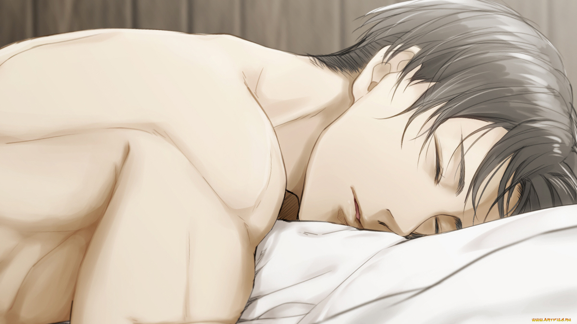 аниме, shingeki, no, kyojin, леви