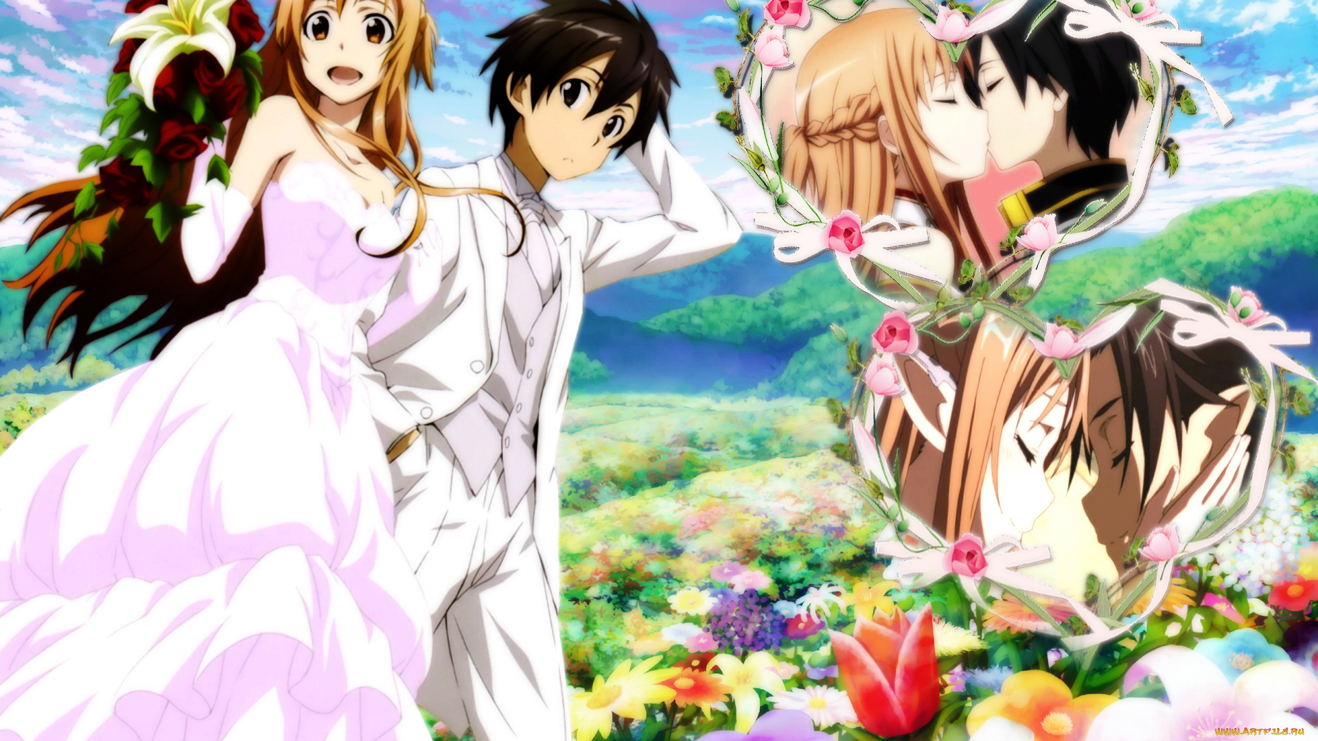 аниме, sword, art, online, мастера, меча, онлайн