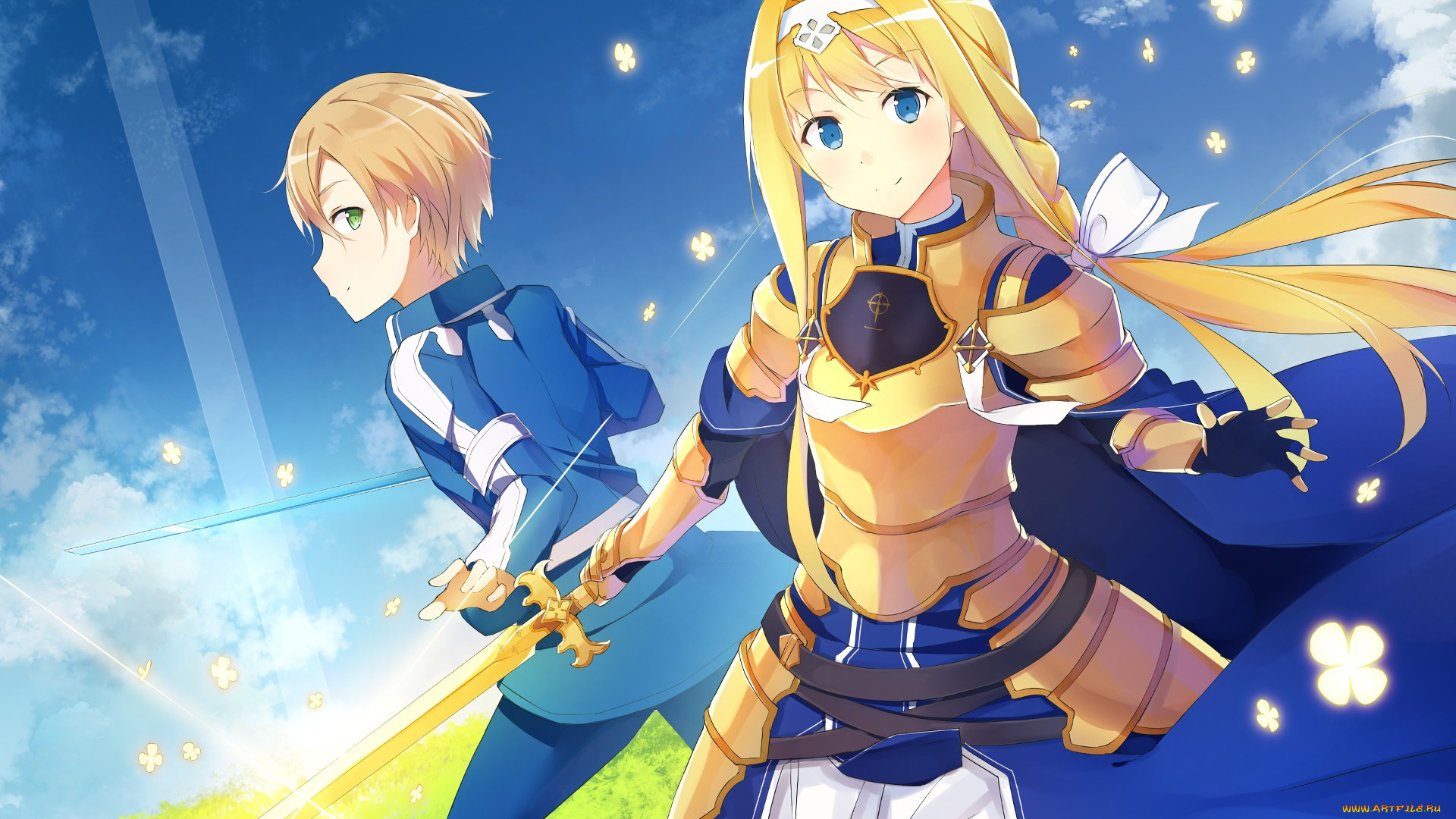 аниме, sword, art, online, sao, sword, art, online, eugeo, alice, synthesis, thirty, bishojo, anime, zuberg, japanese