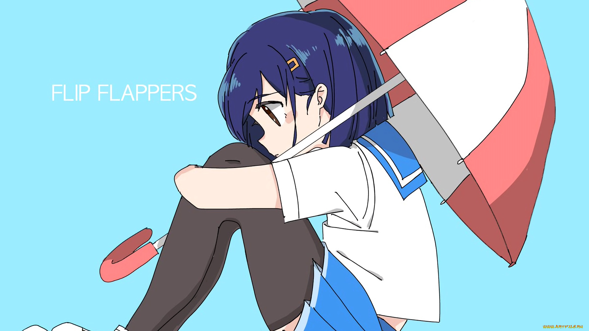 аниме, unknown, , другое, фон, взгляд, девушка