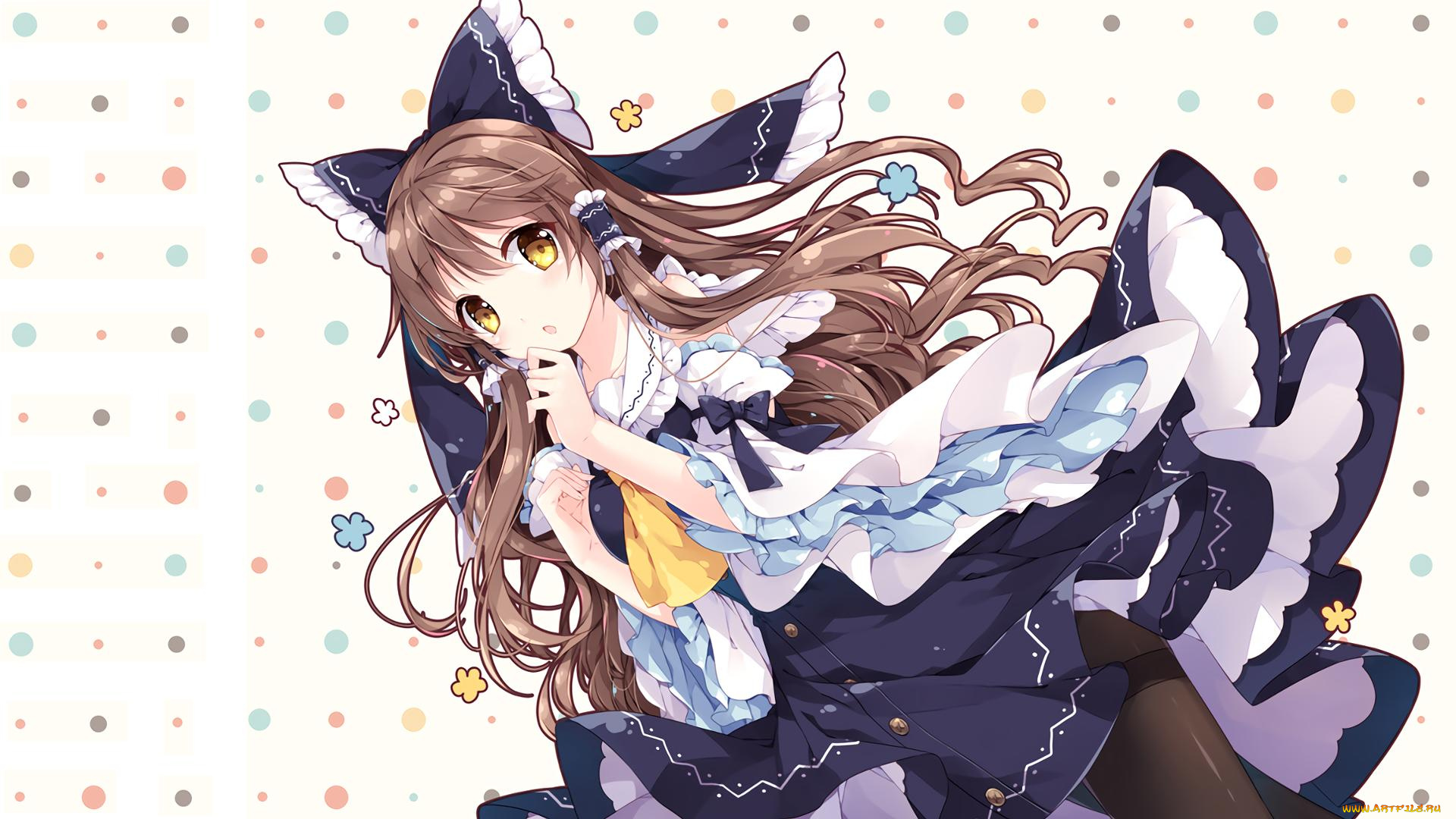 аниме, unknown, , другое, взгляд, фон, девушка