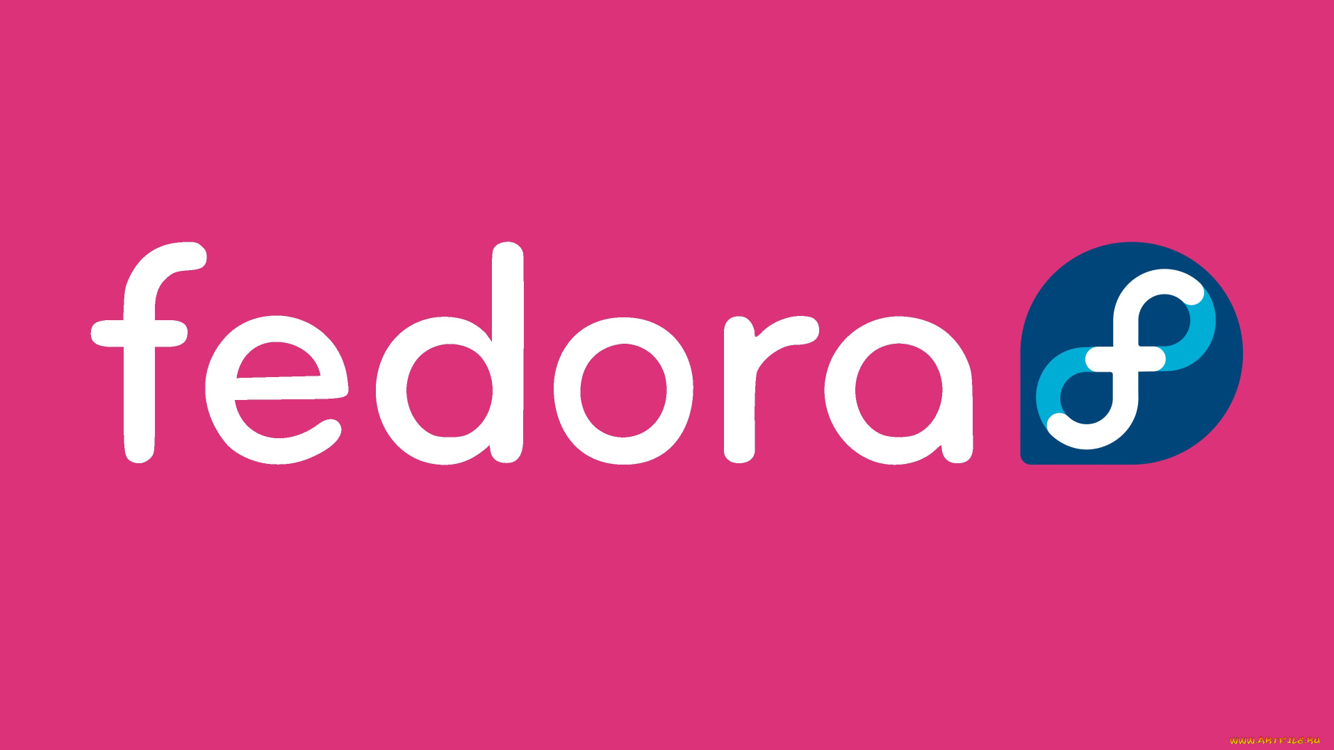 компьютеры, fedora, логотип, фон